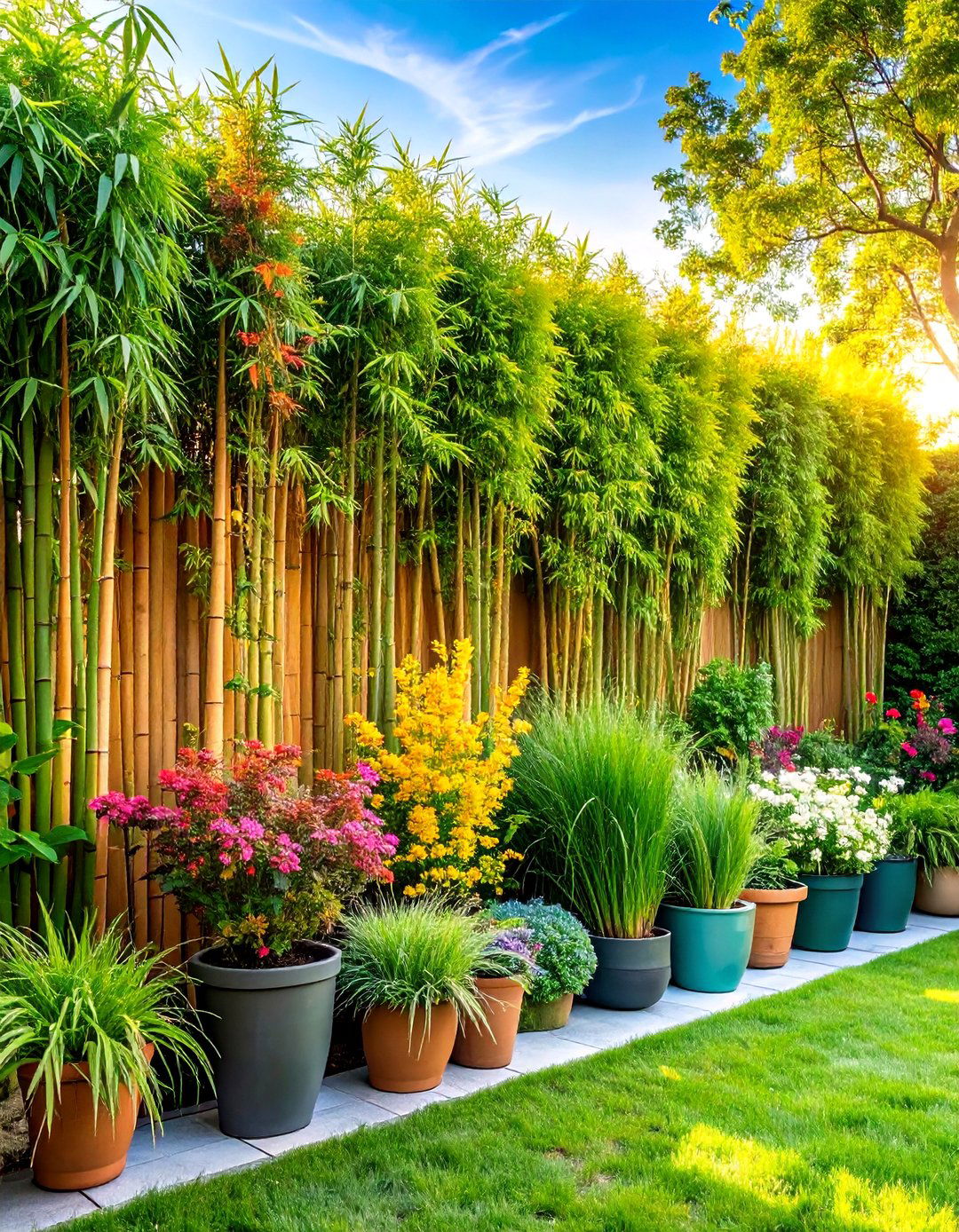 Privacy Screen Corner Garden Ideas With Pots Using Tall Plants - 20 Corner Garden Ideas With Pots