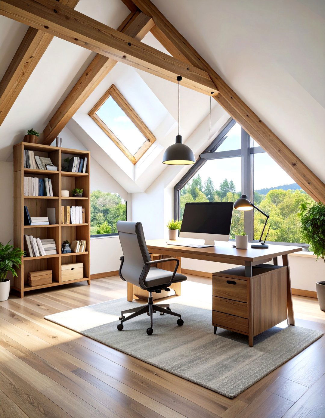 Productive Low Ceiling Small Attic Room Writers Retreat - 20 Low Ceiling Small Attic Room Ideas