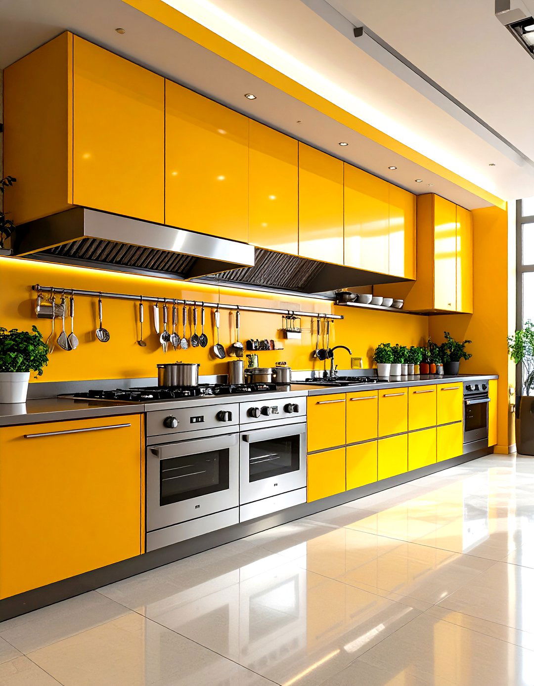 Professional Chef Style One Wall Kitchen - 20 One Wall Kitchen Ideas