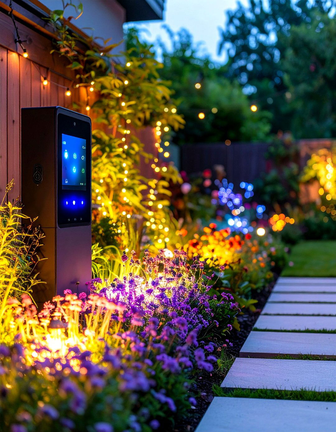 Programmable Scene Garden Lighting for Seasons - 20 Garden Lighting Ideas