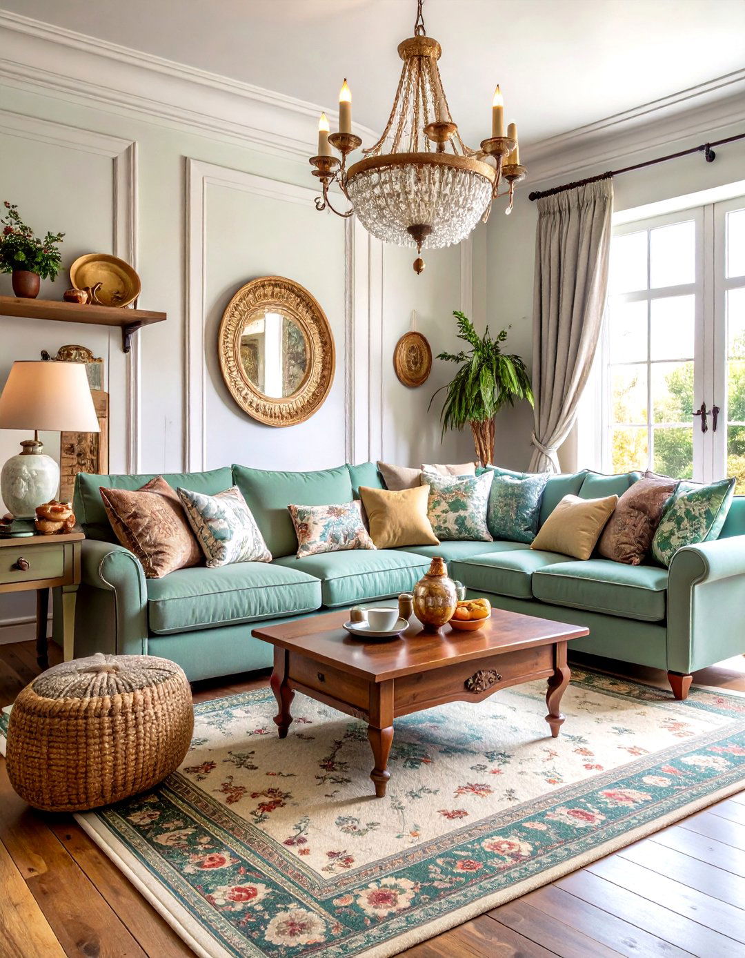 Provincial Rustic Living Room - 20 Rustic Living Room Ideas