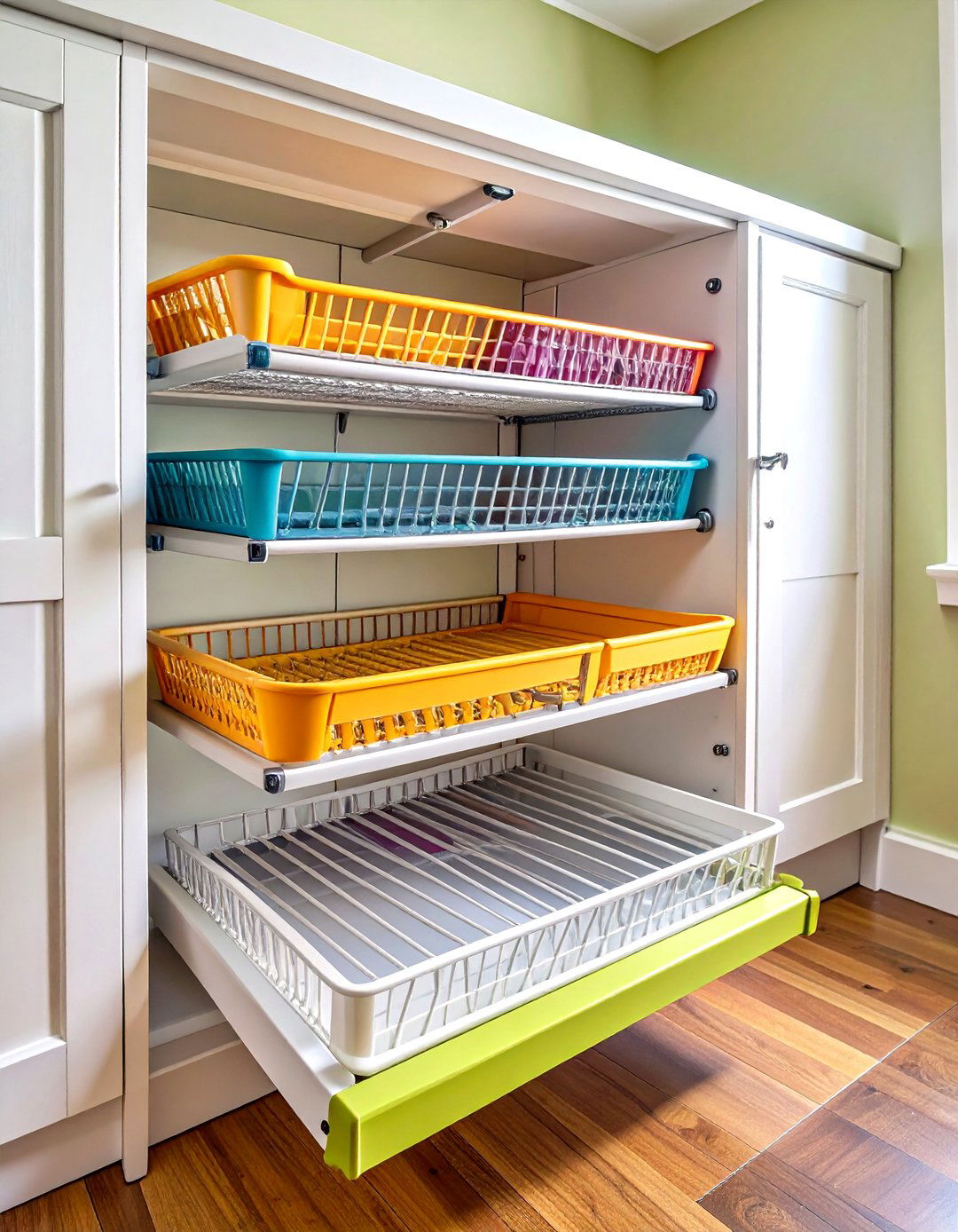 Pull Out Drying Racks - 20 Small Utility Room Ideas