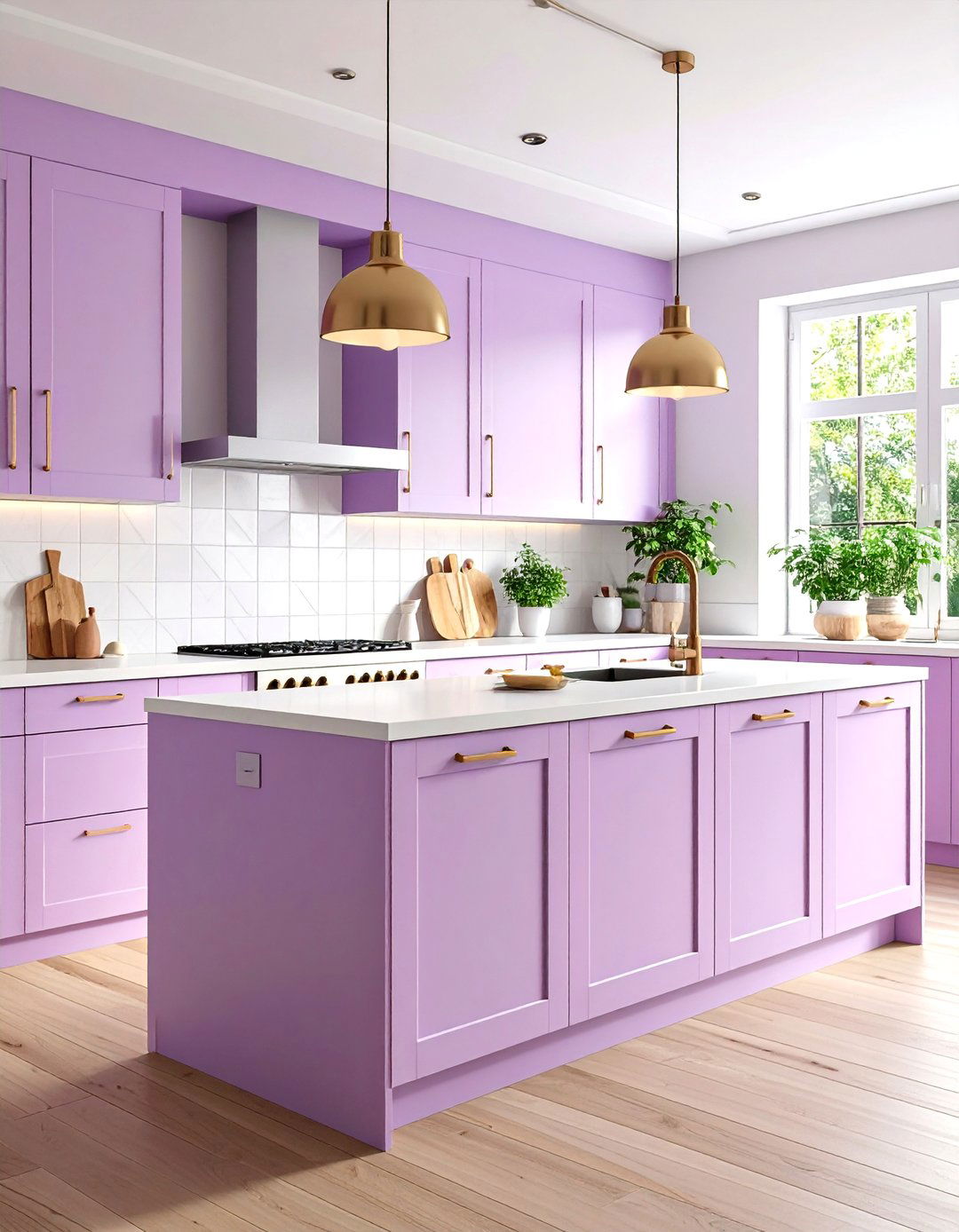 Purple Kitchen Minimalist Scandinavian Design - 20 Purple Kitchen Ideas