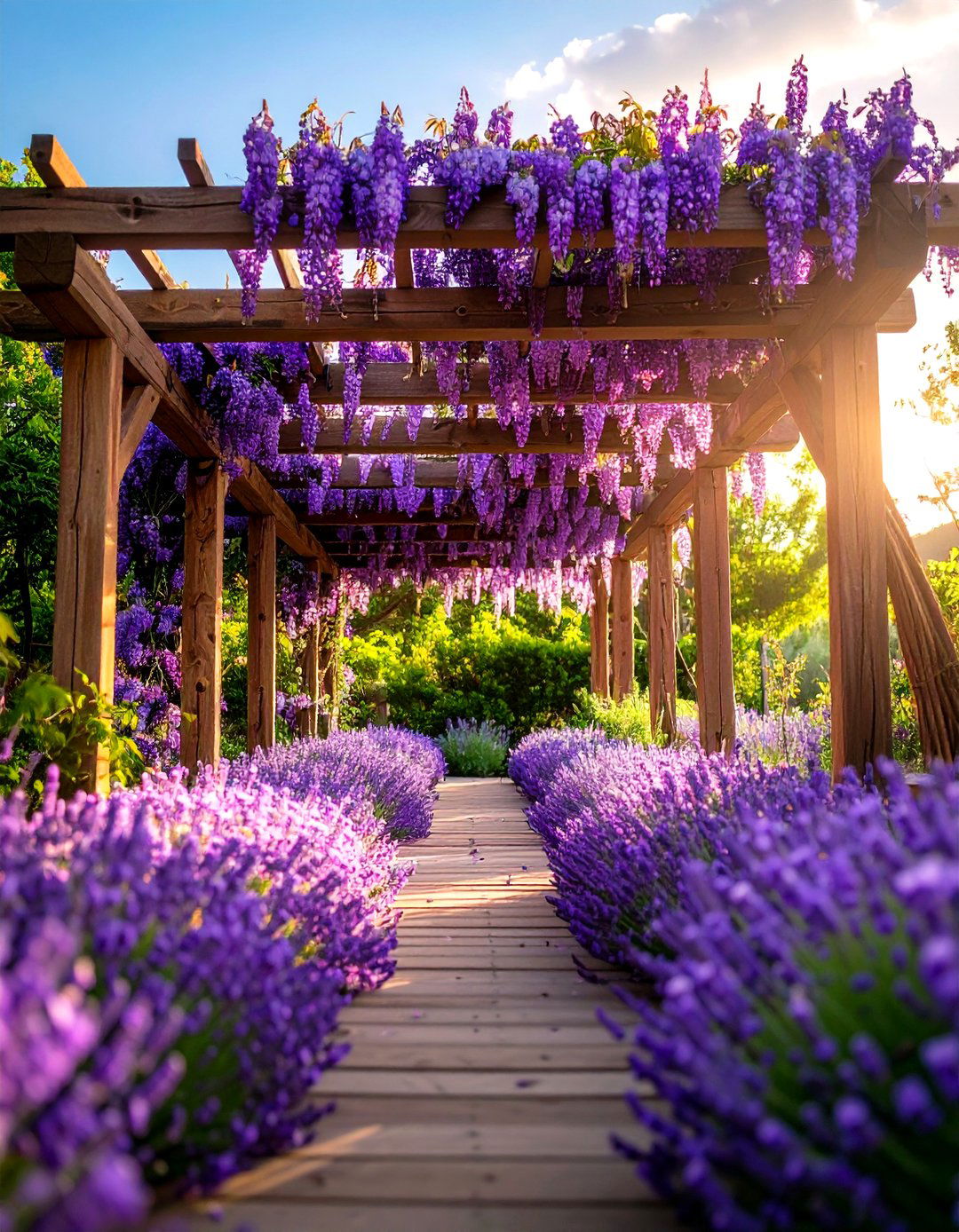Purple Wedding Theme with Garden Romance - 20 Purple Wedding Theme Ideas
