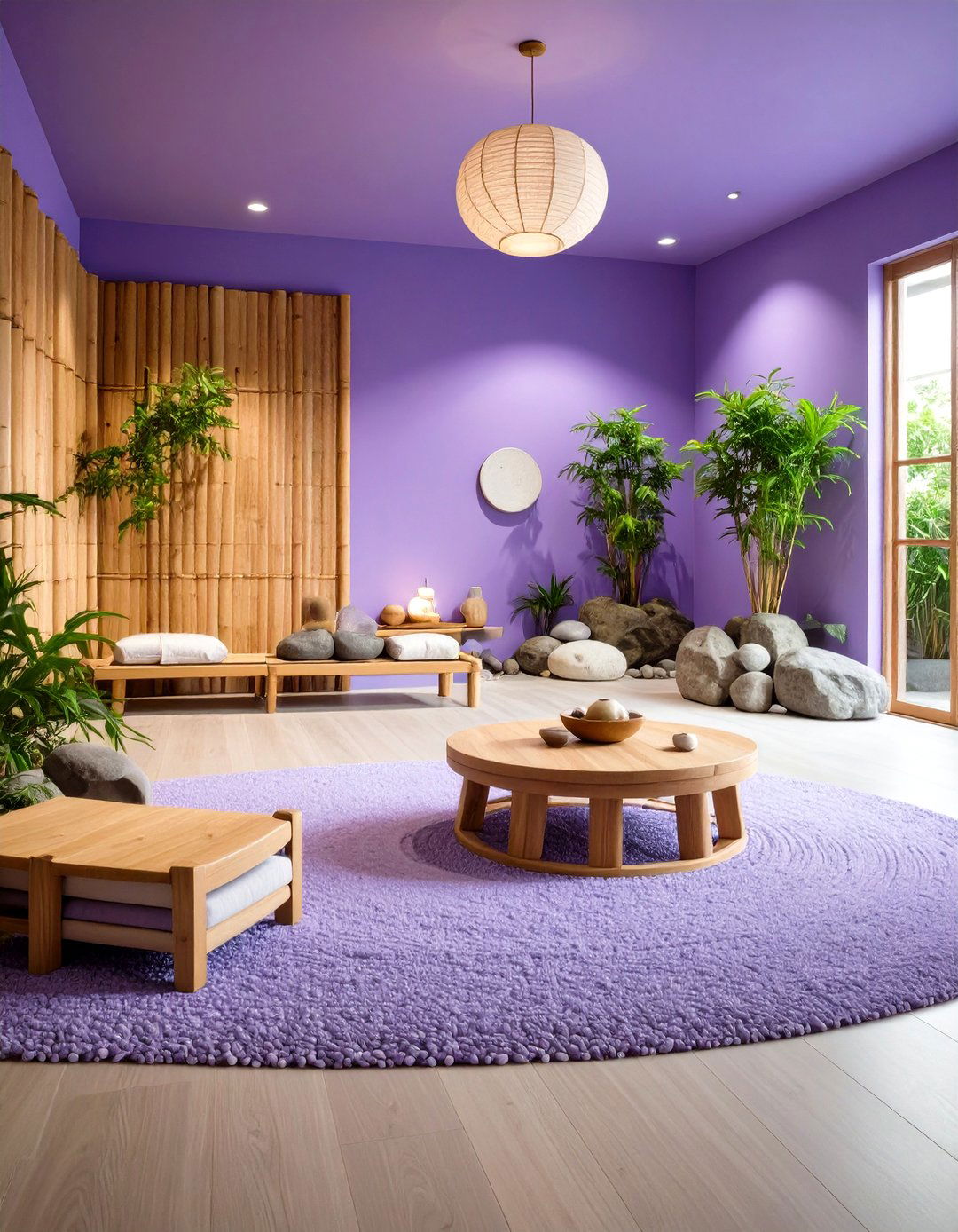 Purple Zen Garden Nursery Theme - 20 Purple Nursery Ideas