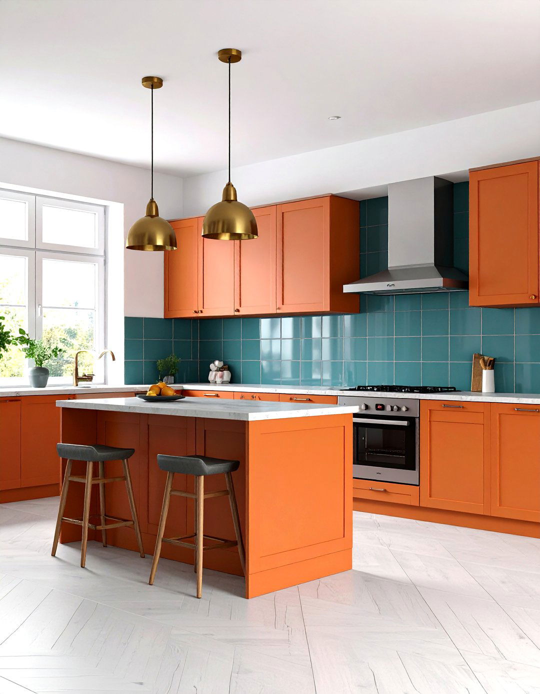 Purple and Gold Colorful Kitchen Luxury - 20 Colorful Kitchen Ideas
