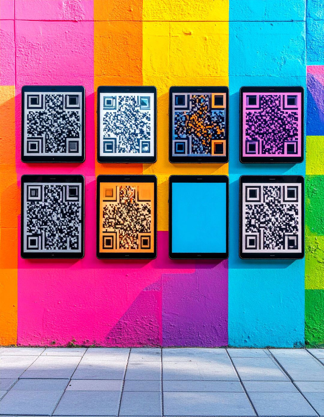 QR Code Interactive Mural - 20 Interactive Murals