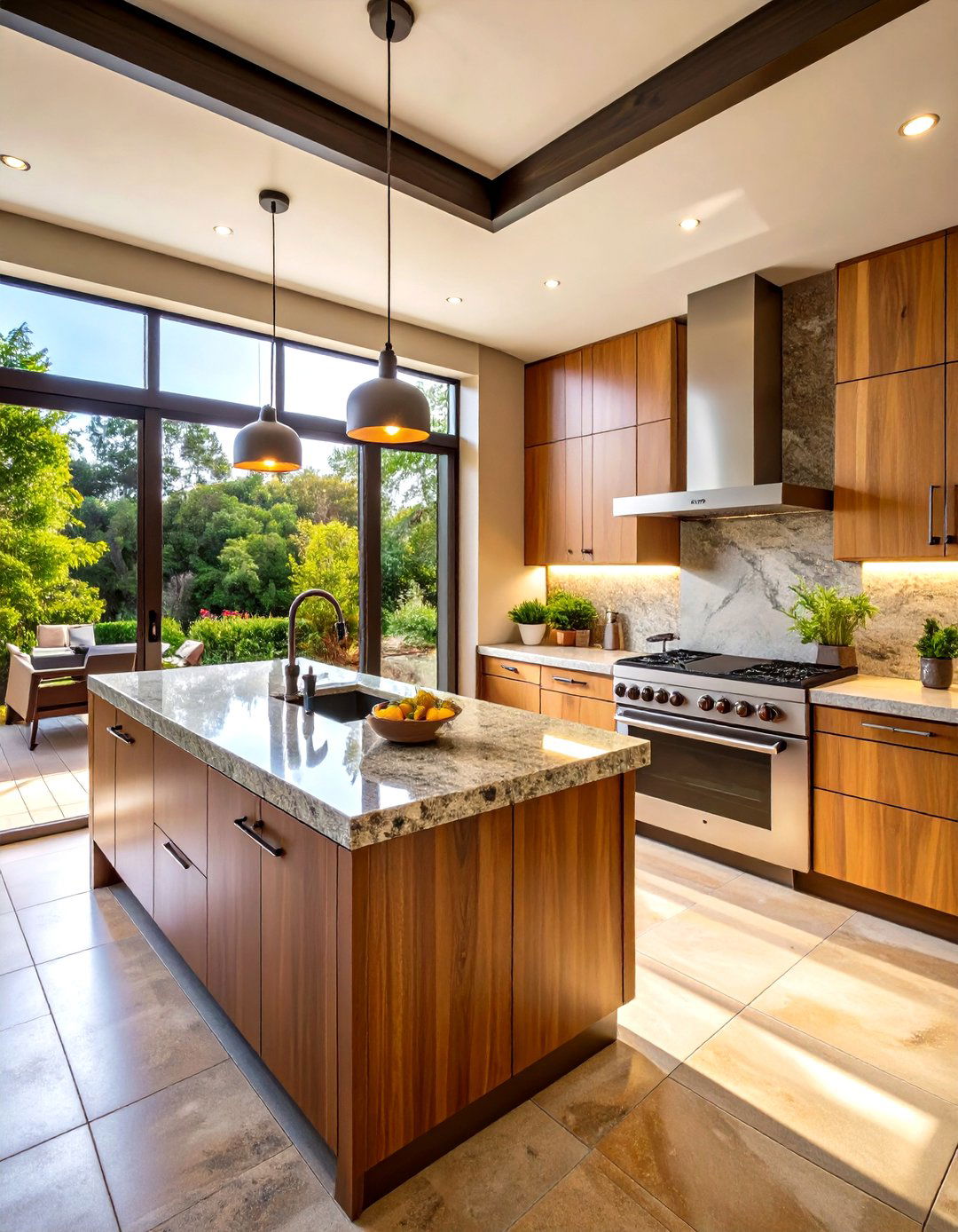 Quartzite - 20 Types of Outdoor Kitchen Countertops