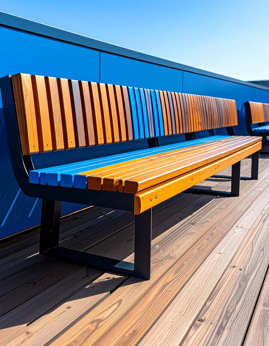 Railing Height Bar Bench - 20 Built-in Deck Bench Ideas and Designs