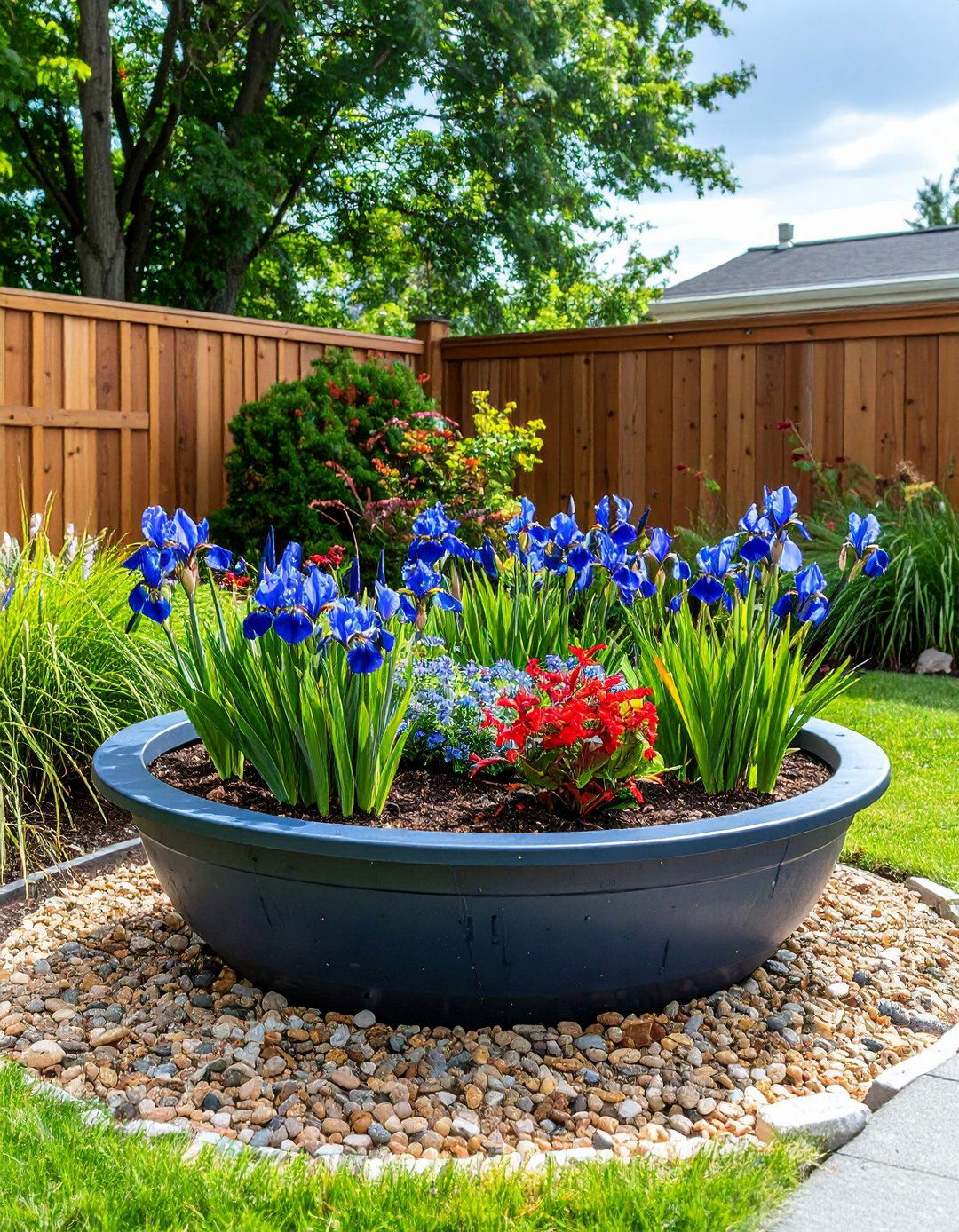 Rain Smart Flower Garden Basin - 20 Flower Garden Ideas