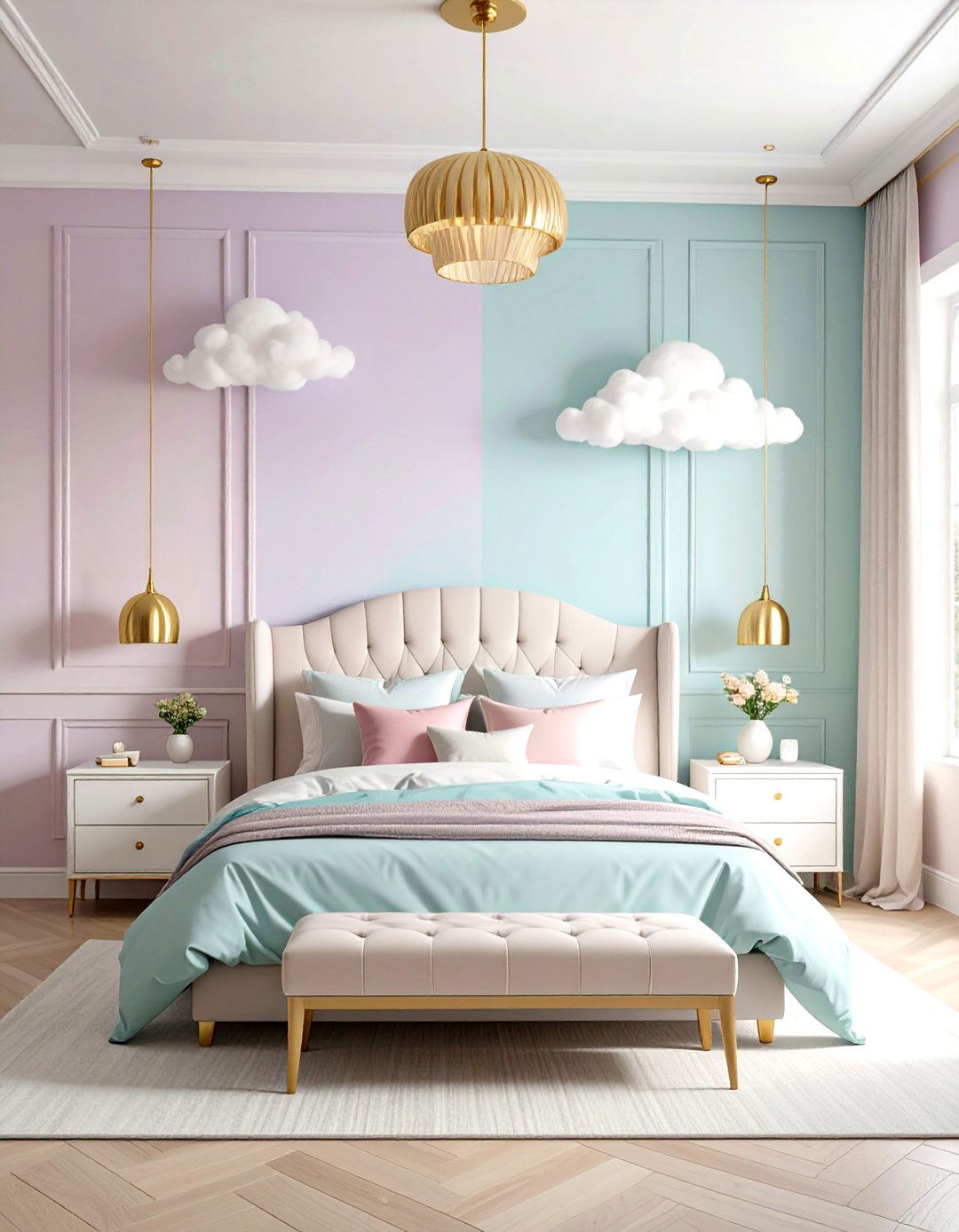 Rainbow Bedroom Pastel Dream Escape - 20 Rainbow Bedroom Ideas