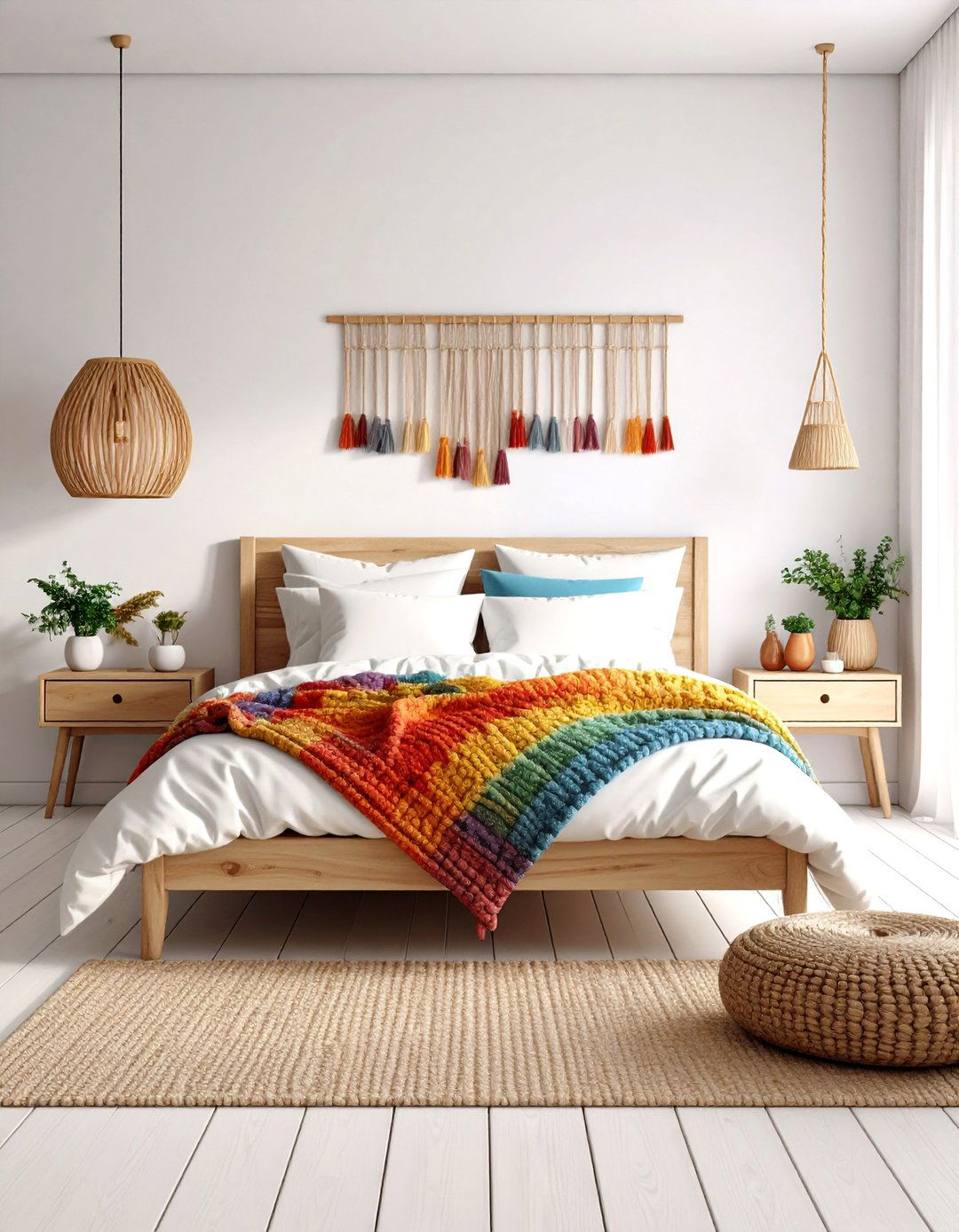 Rainbow Bedroom Scandinavian Hygge Haven - 20 Rainbow Bedroom Ideas