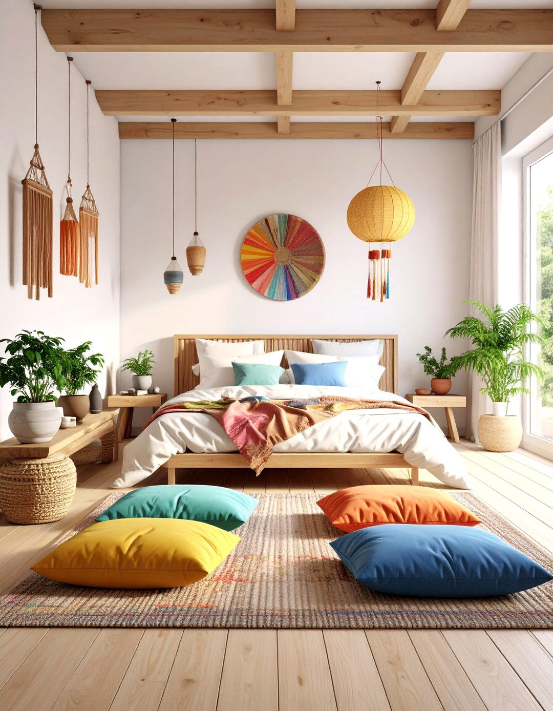 Rainbow Bedroom Zen Meditation Garden - 20 Rainbow Bedroom Ideas