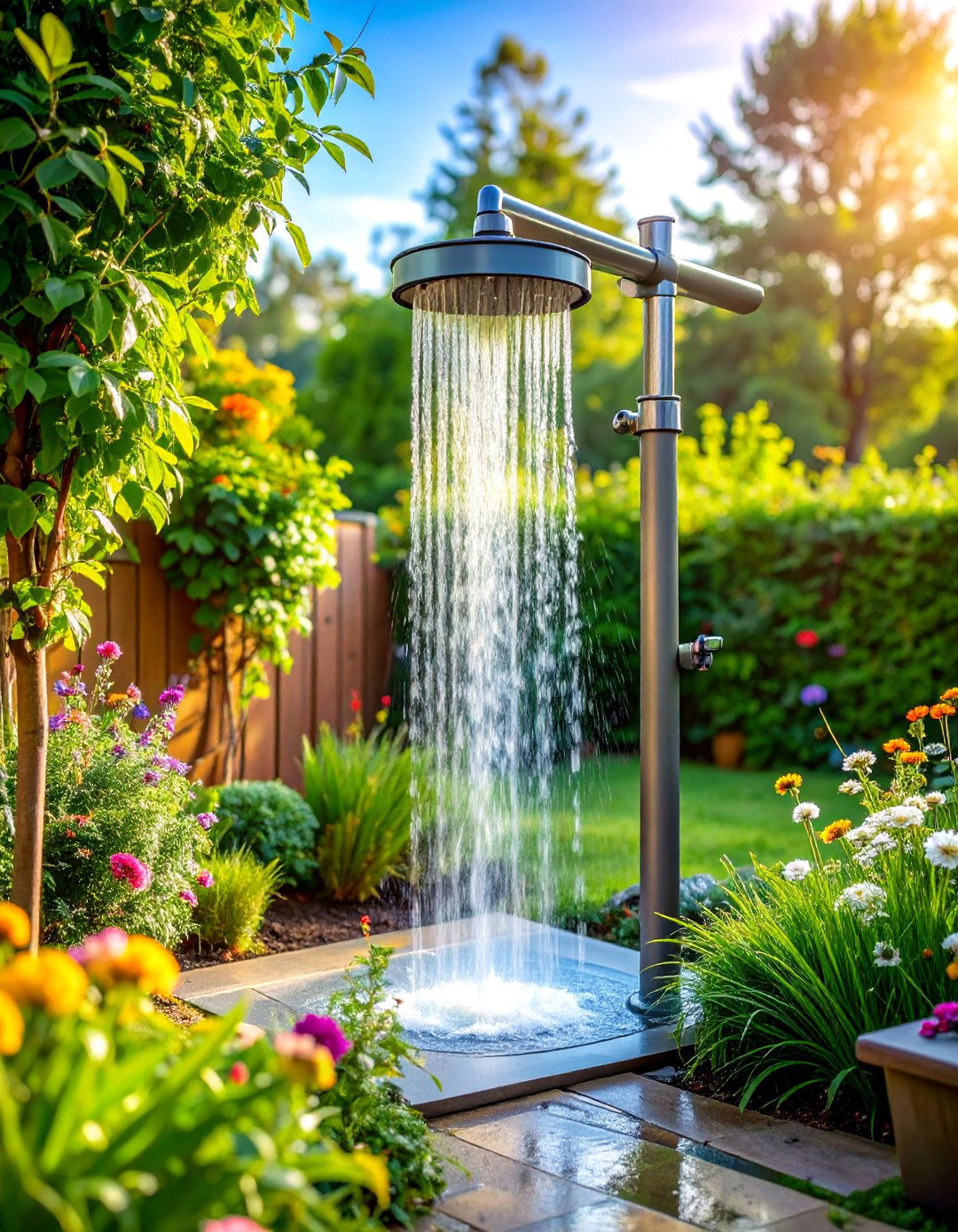Rainwater Collection Outdoor Shower - 20 Outdoor Shower Ideas