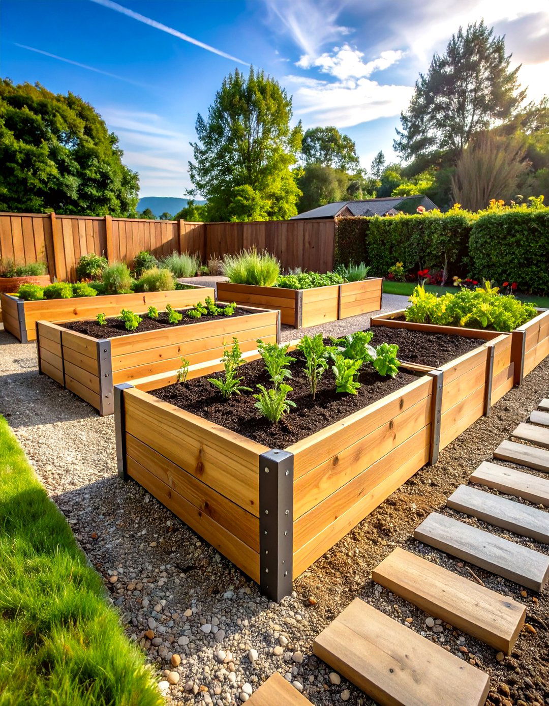 Raised Bed Tiers - 20 Tiered Garden Ideas