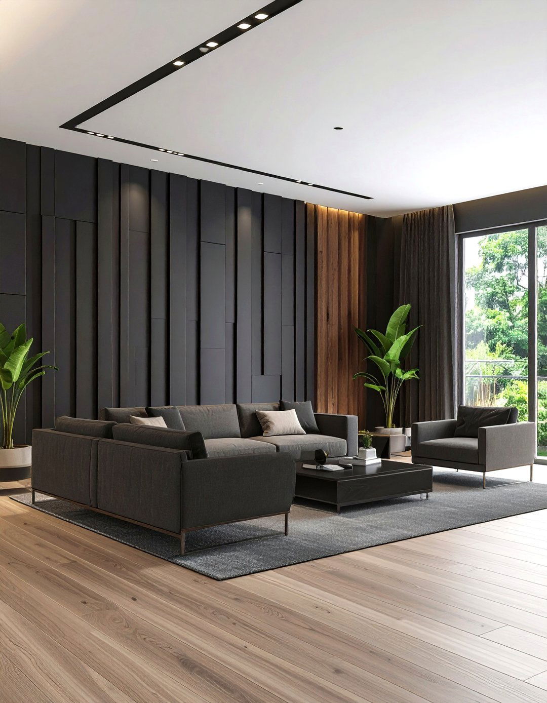 Raised D MDF Panel Accent Wall - 20 Geometric Accent Wall Ideas