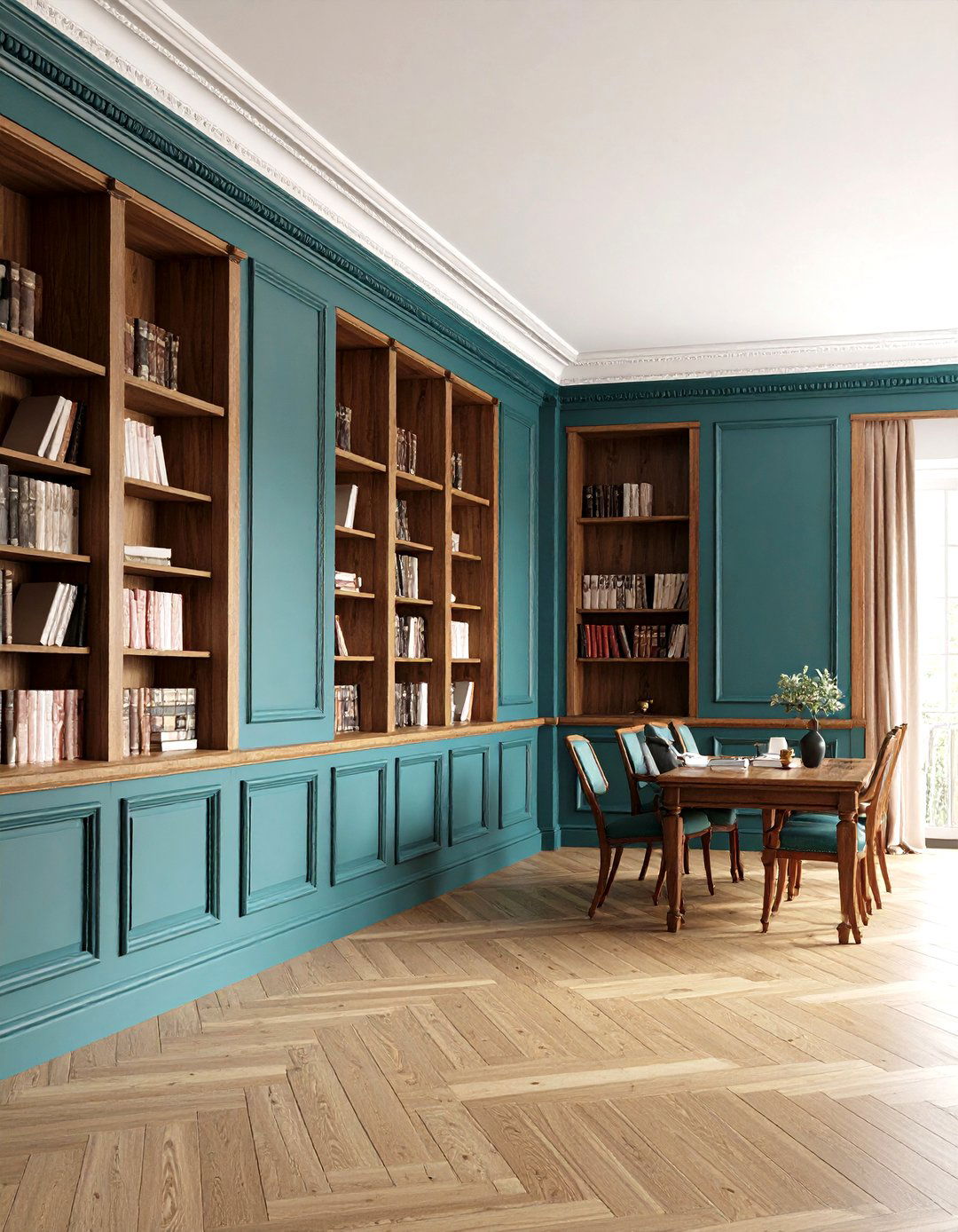 Raised Panel Rustic Wainscoting - 20 Rustic Wainscoting Ideas