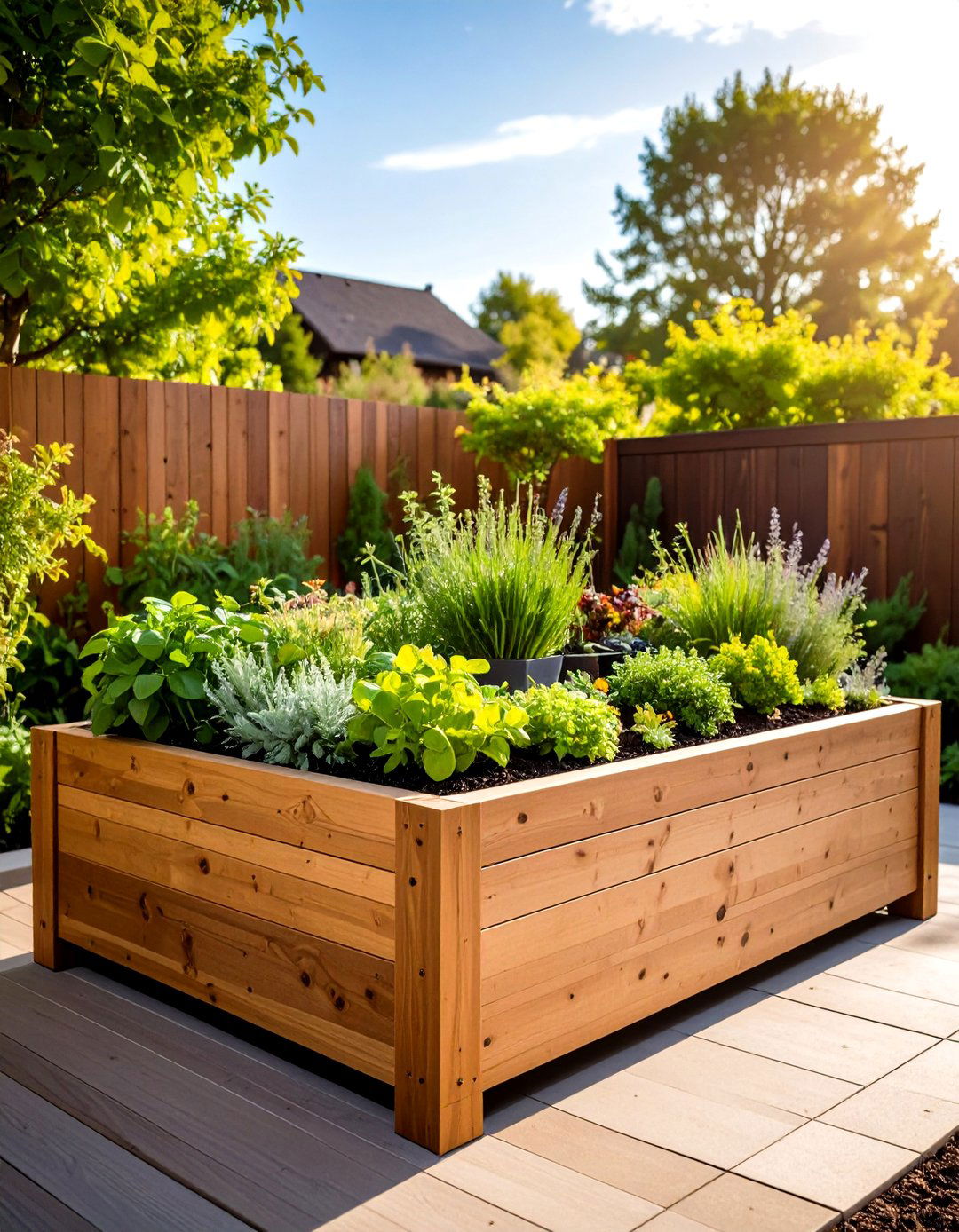 Raised Planter Box Systems for Better Growing Conditions - 20 Townhouse Backyard Ideas