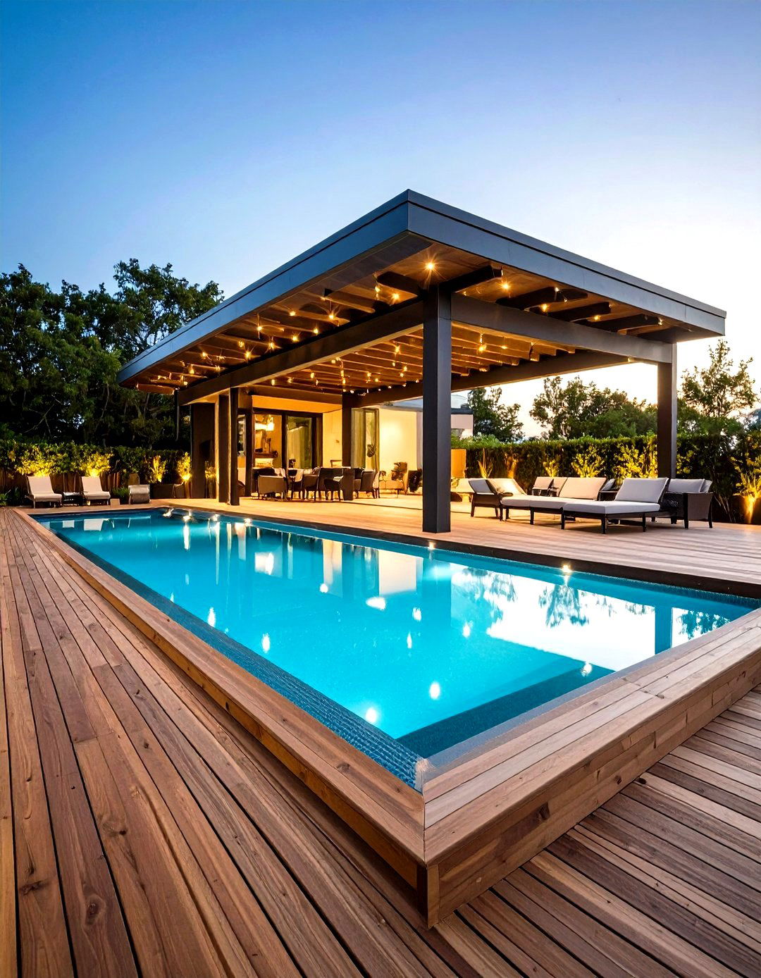 Raised Pool Structure - 20 Small Inground Pool Ideas