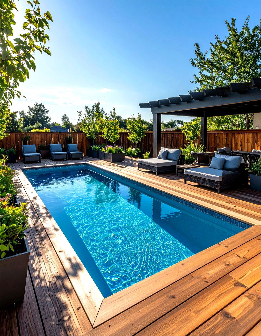 Raised Pools with Seating - 20 Small Pool Ideas