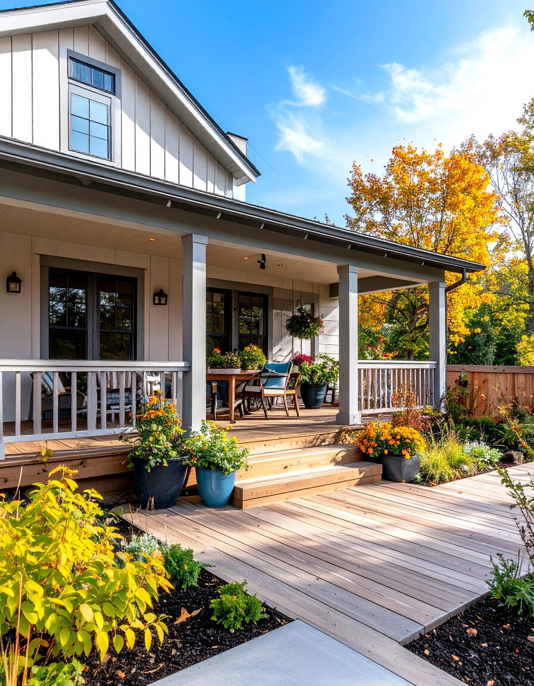 Raised Ranch Front Porch with Eco Friendly Materials - 20 Raised Ranch Front Porch Ideas