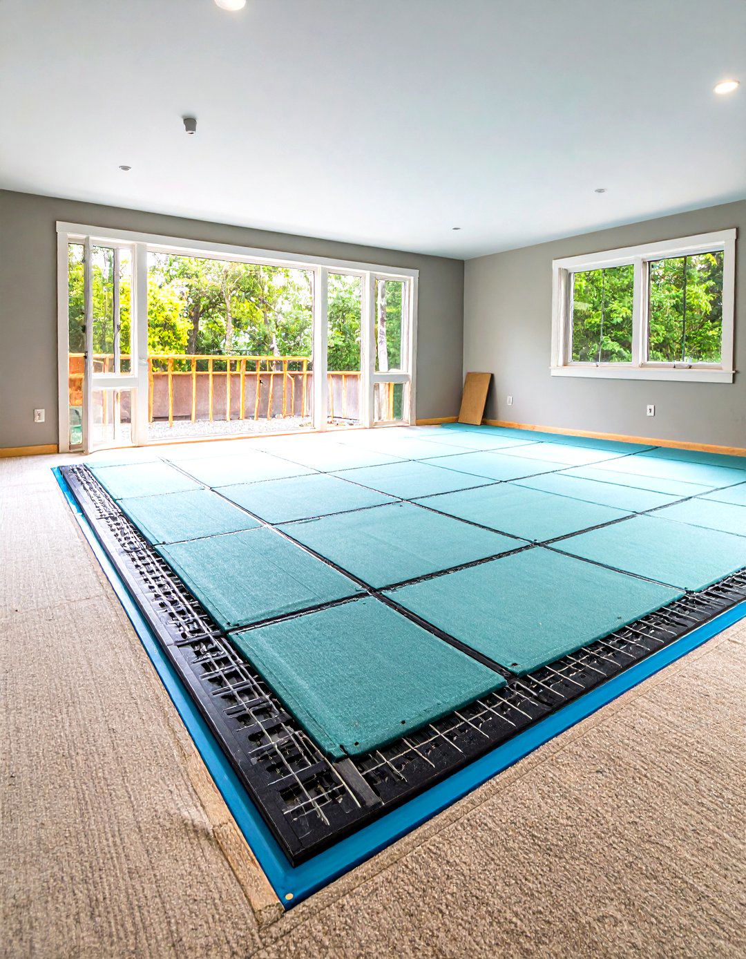 Raised Subfloor Man Cave Flooring - 20 Man Cave Flooring Ideas