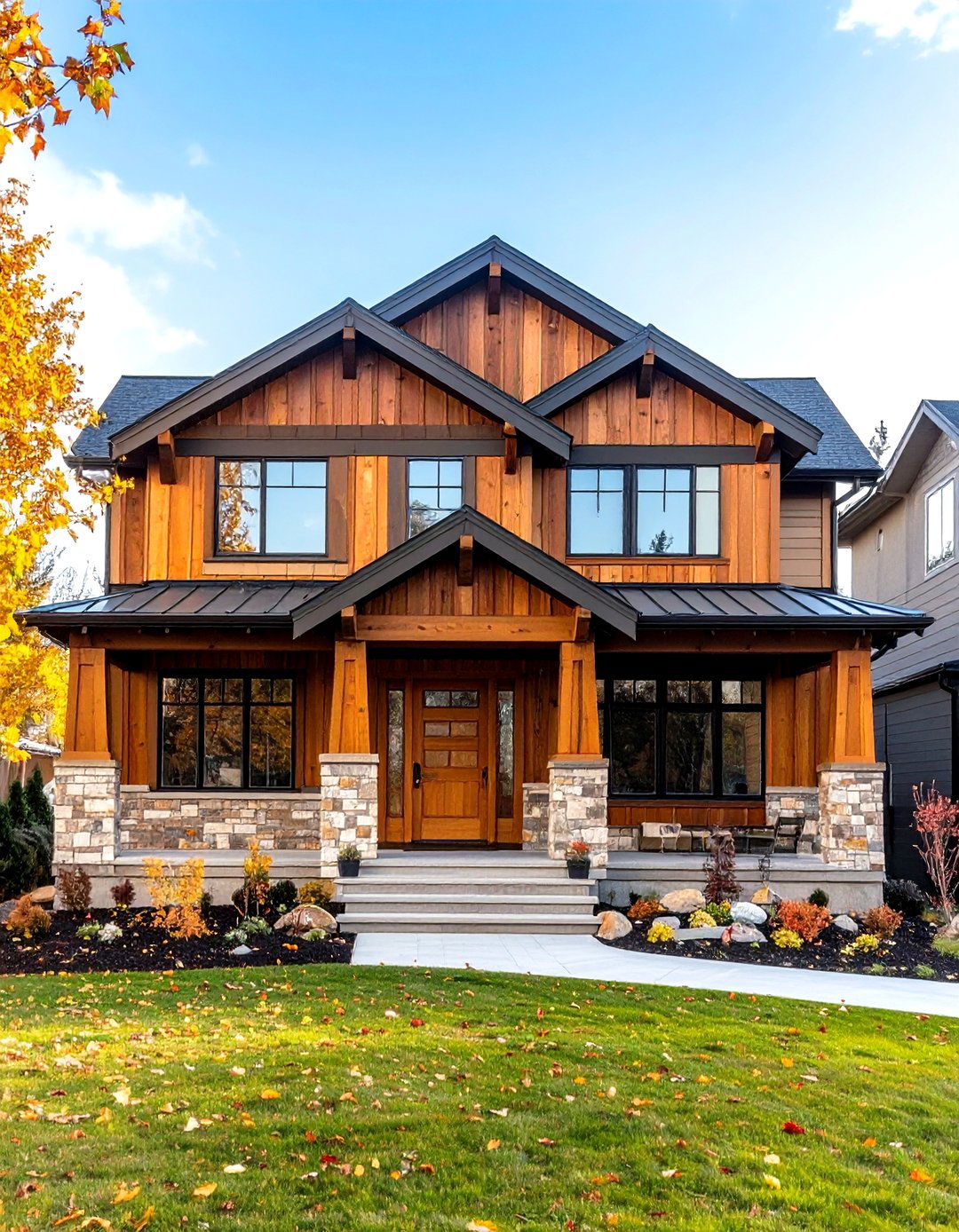 Ranch Style Home Contemporary Material and Finish Combinations - 20 Ideas for Ranch-Style Home Exteriors