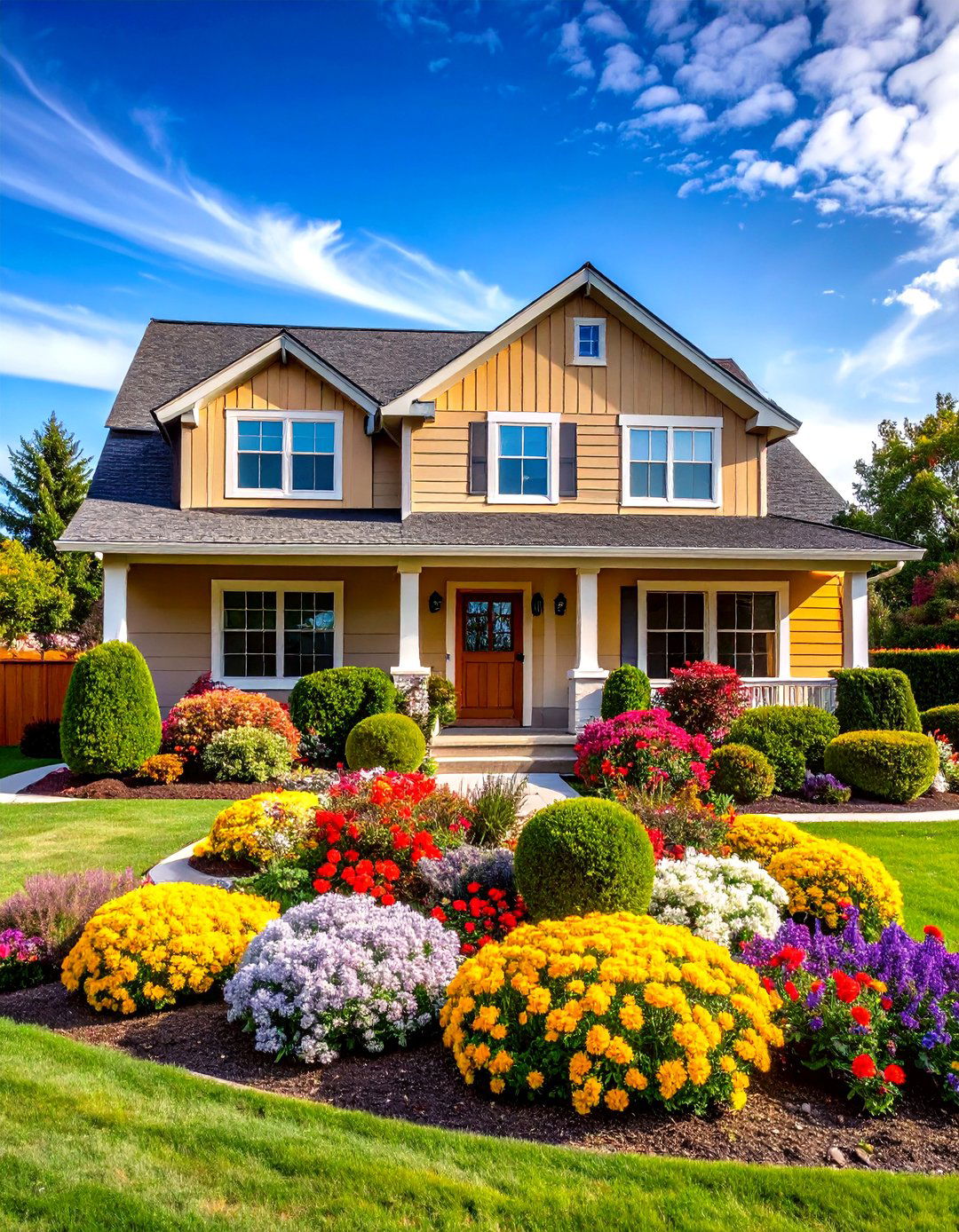 Ranch Style Home Strategic Landscape Integration - 20 Ideas for Ranch-Style Home Exteriors