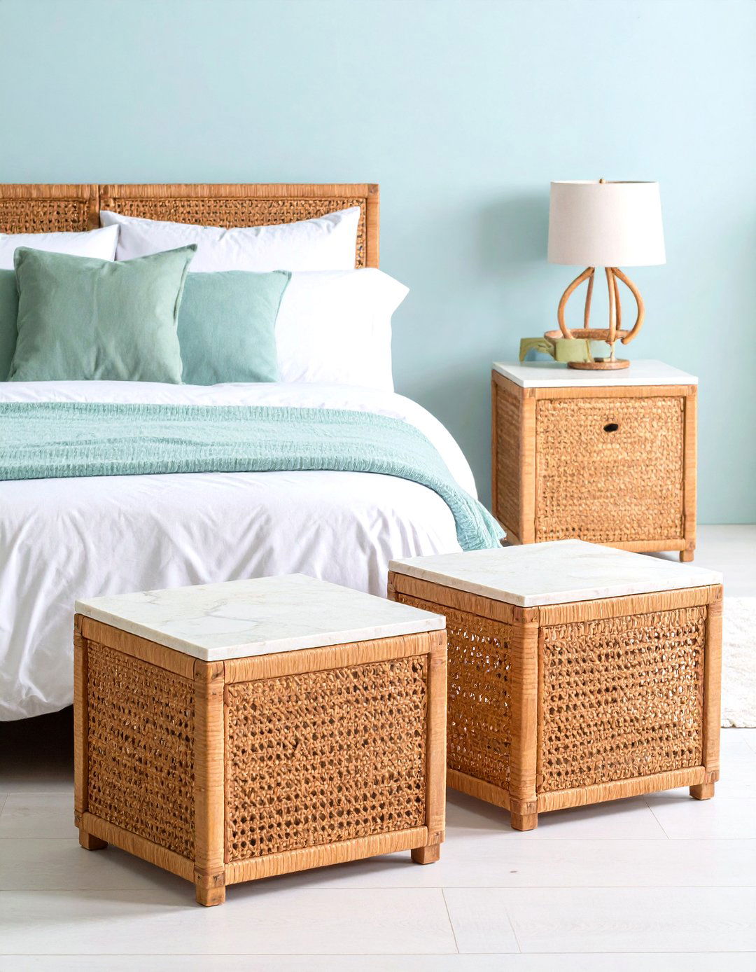 Rattan Bedroom Furniture Modular Nightstand Stack - 20 rattan bedroom furniture ideas