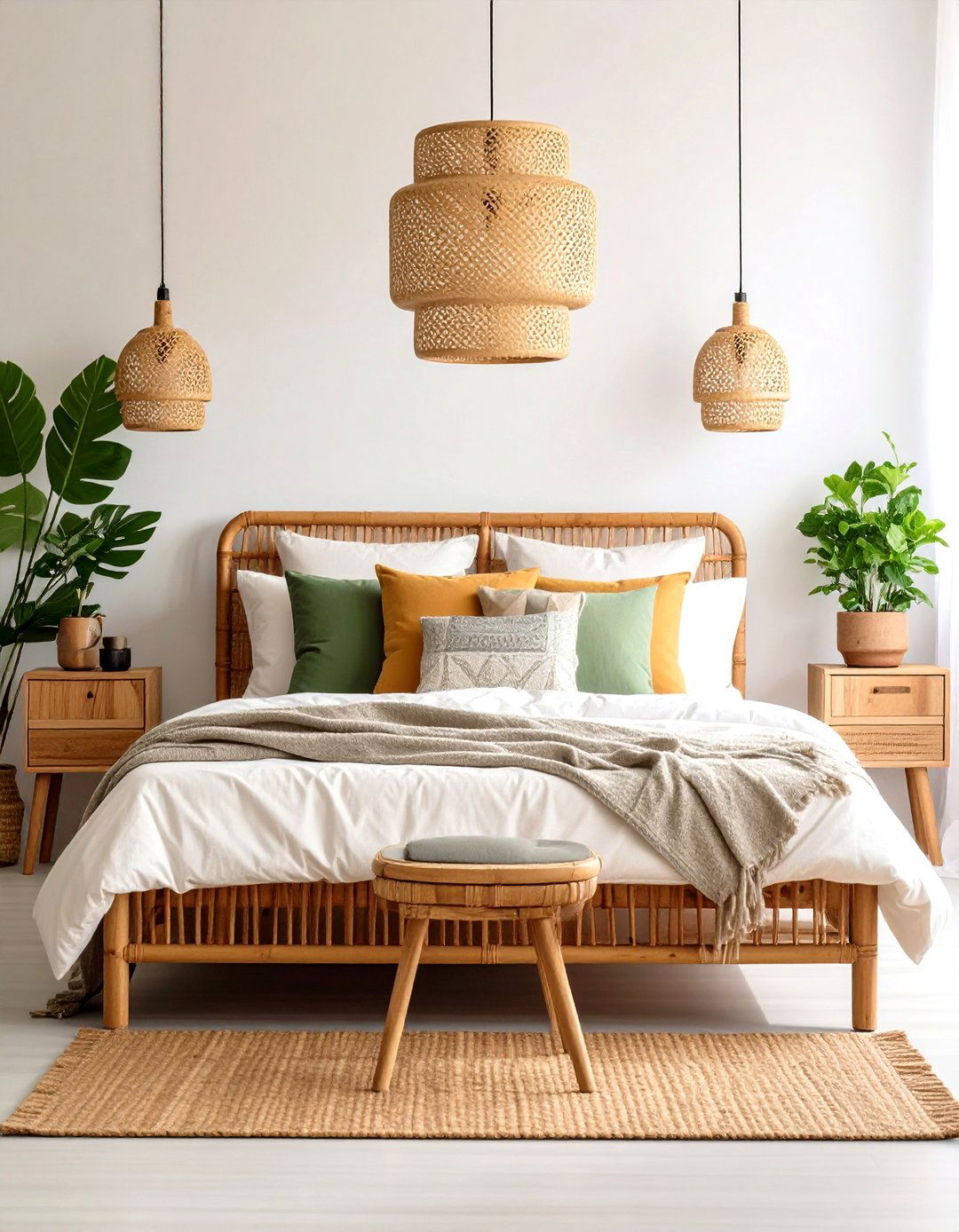 Rattan Bedroom Furniture Platform Bed Frame - 20 rattan bedroom furniture ideas