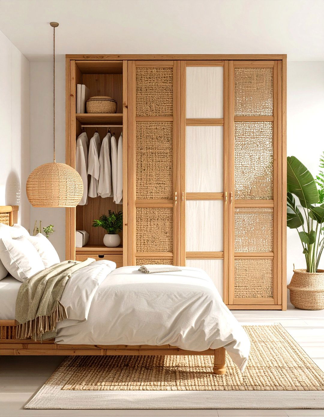 Rattan Bedroom Furniture Sliding Door Wardrobe - 20 rattan bedroom furniture ideas