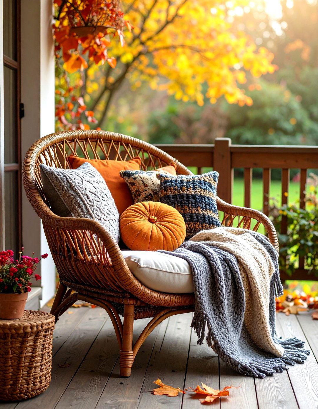 Rattan Furniture for Organic Warmth in Boho Cottage Style - 20 Boho Cottage Style Decor Ideas