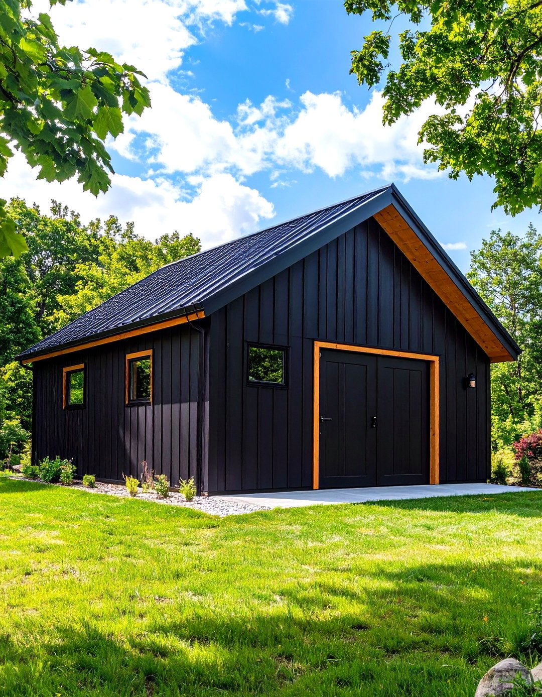 Raven Black - 20 Shed Color Ideas