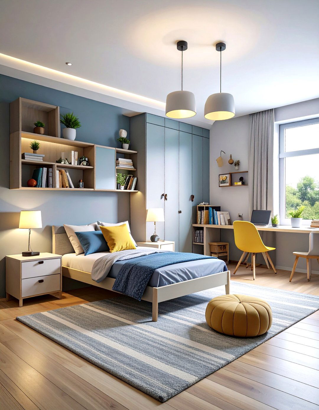 Reading Nook Boys Room with Cozy Corner - 20 Boys Room Ideas