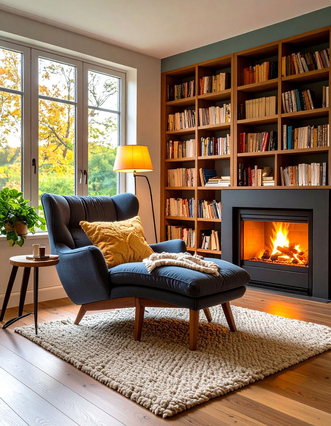 Reading Nook Fireplace Seating Alcove - 20 Fireplace Seating Ideas