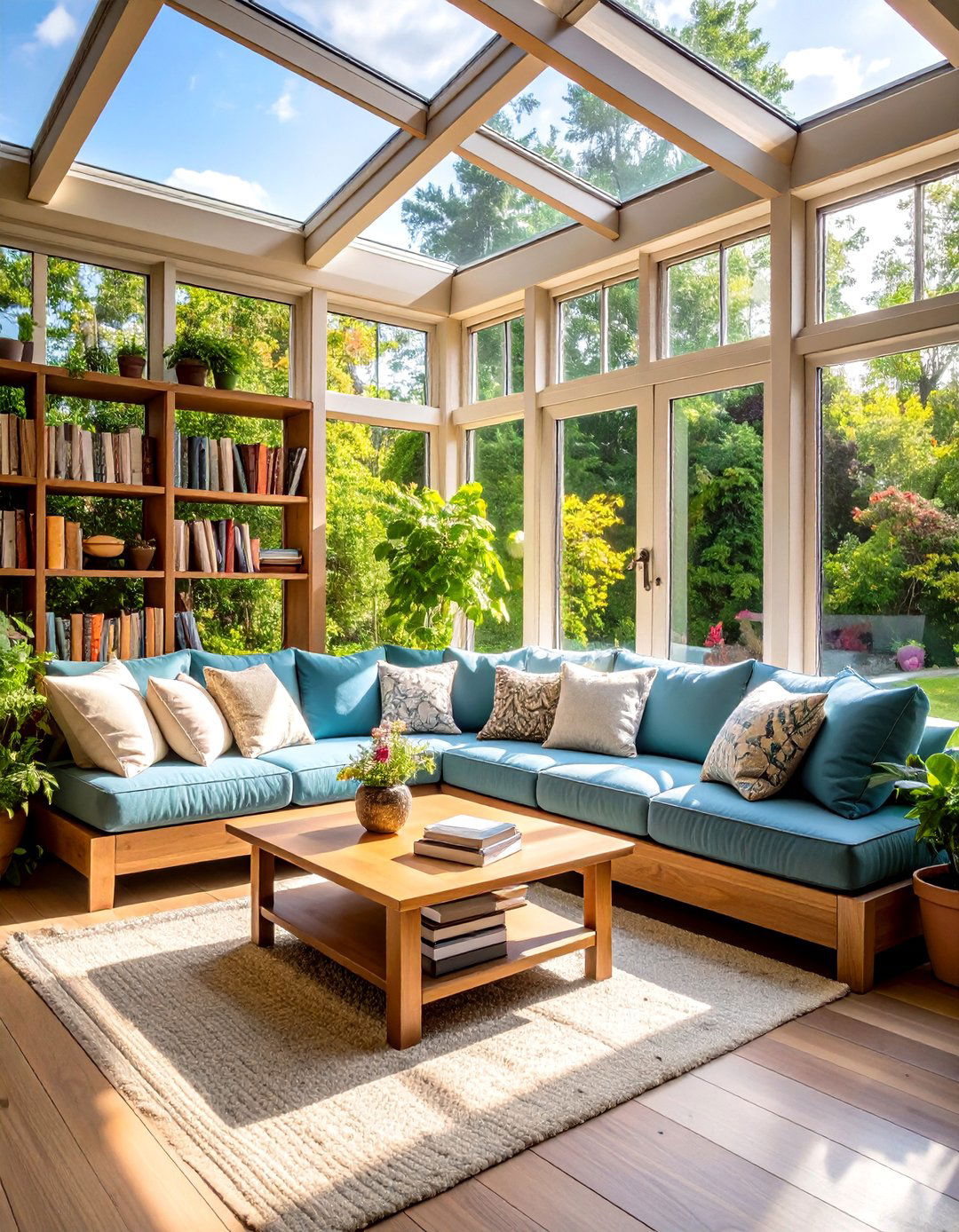 Reading Nook Small Sunroom Library - 20 Small Sunroom Ideas