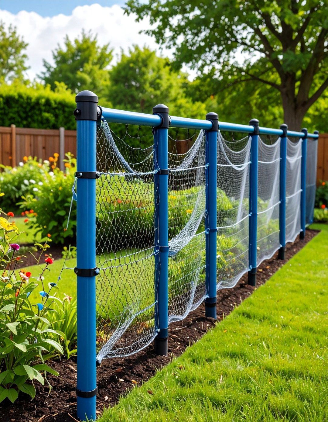 Rebar Anchored Welded Mesh - 20 Temporary Fence Ideas
