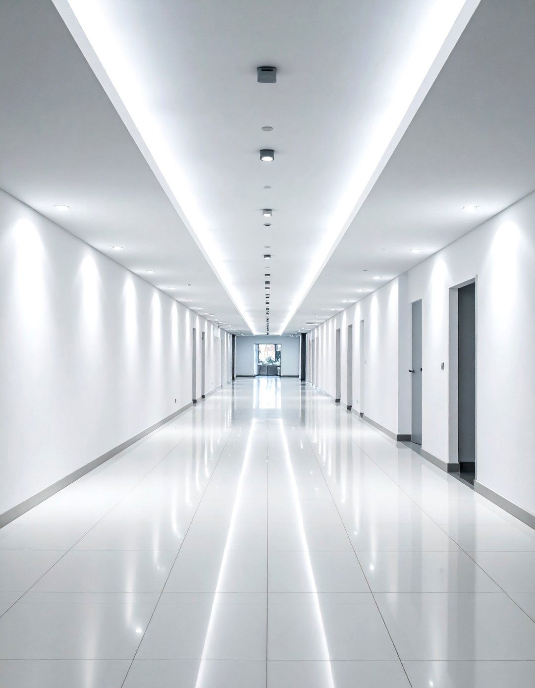 Recessed Downlights for Even Hallway Illumination - 20 Hallway Lighting Ideas