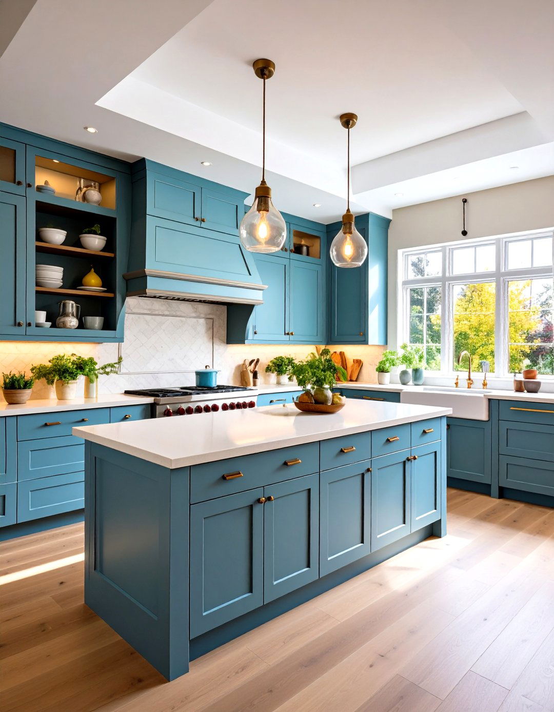 Recessed Kitchen Soffit Display Shelving - 20 Kitchen Soffit Ideas