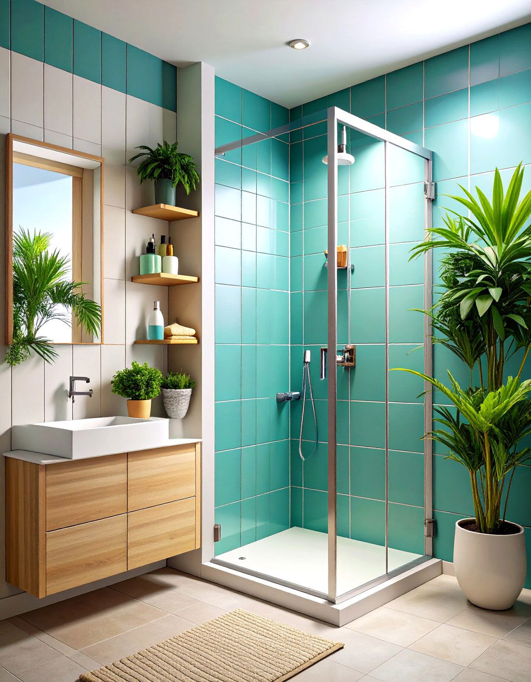 Recessed Niche Storage - 20 Small Shower Ideas