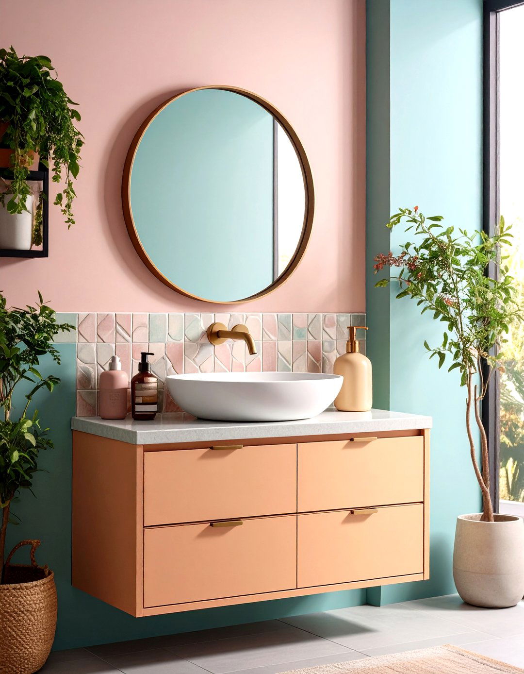 Recessed Niches with Mini Sinks - 20 Small Bathroom Sink Ideas