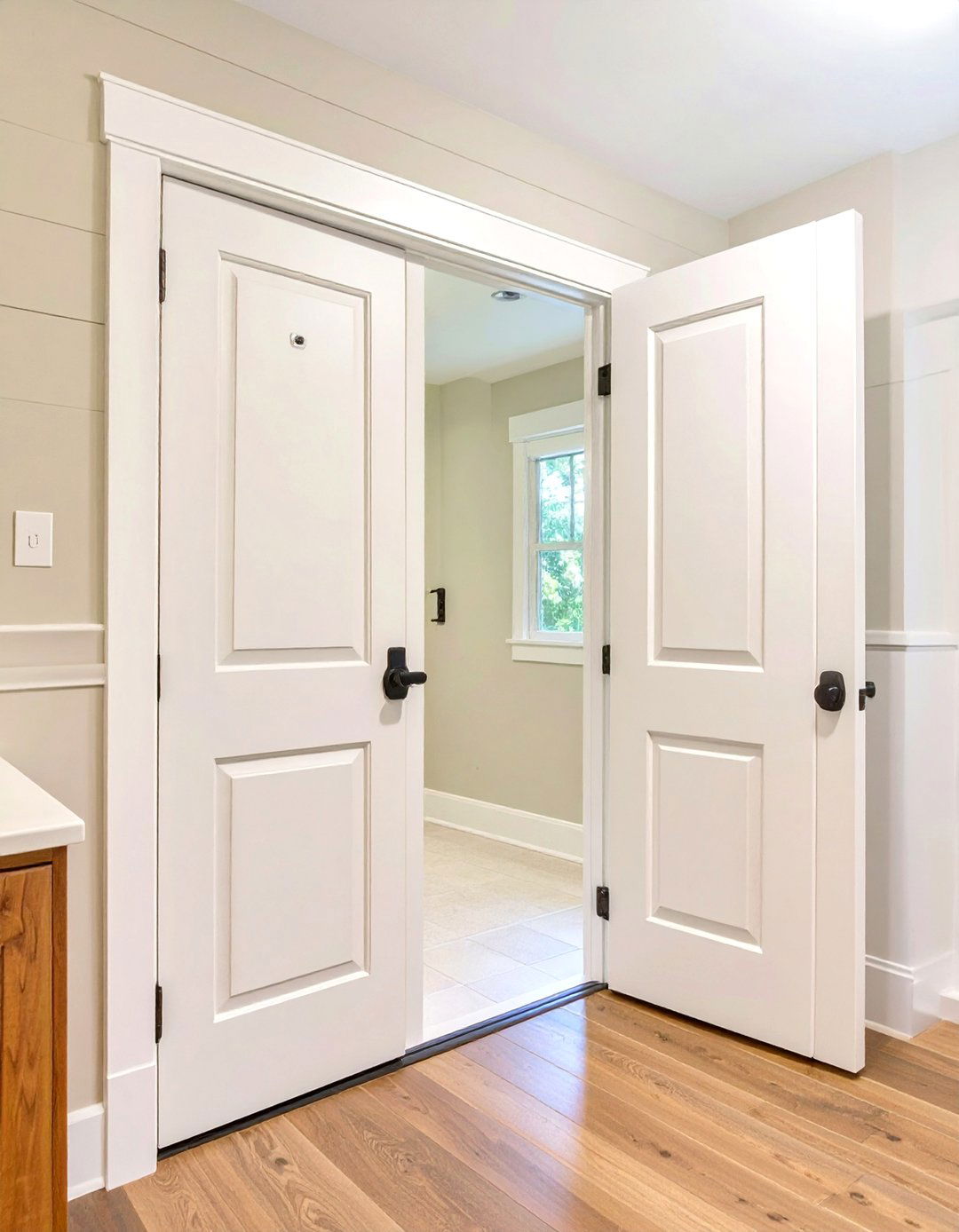 Recessed Pocket Door Trim for Space Smart Rooms - 20 Door Trim Ideas