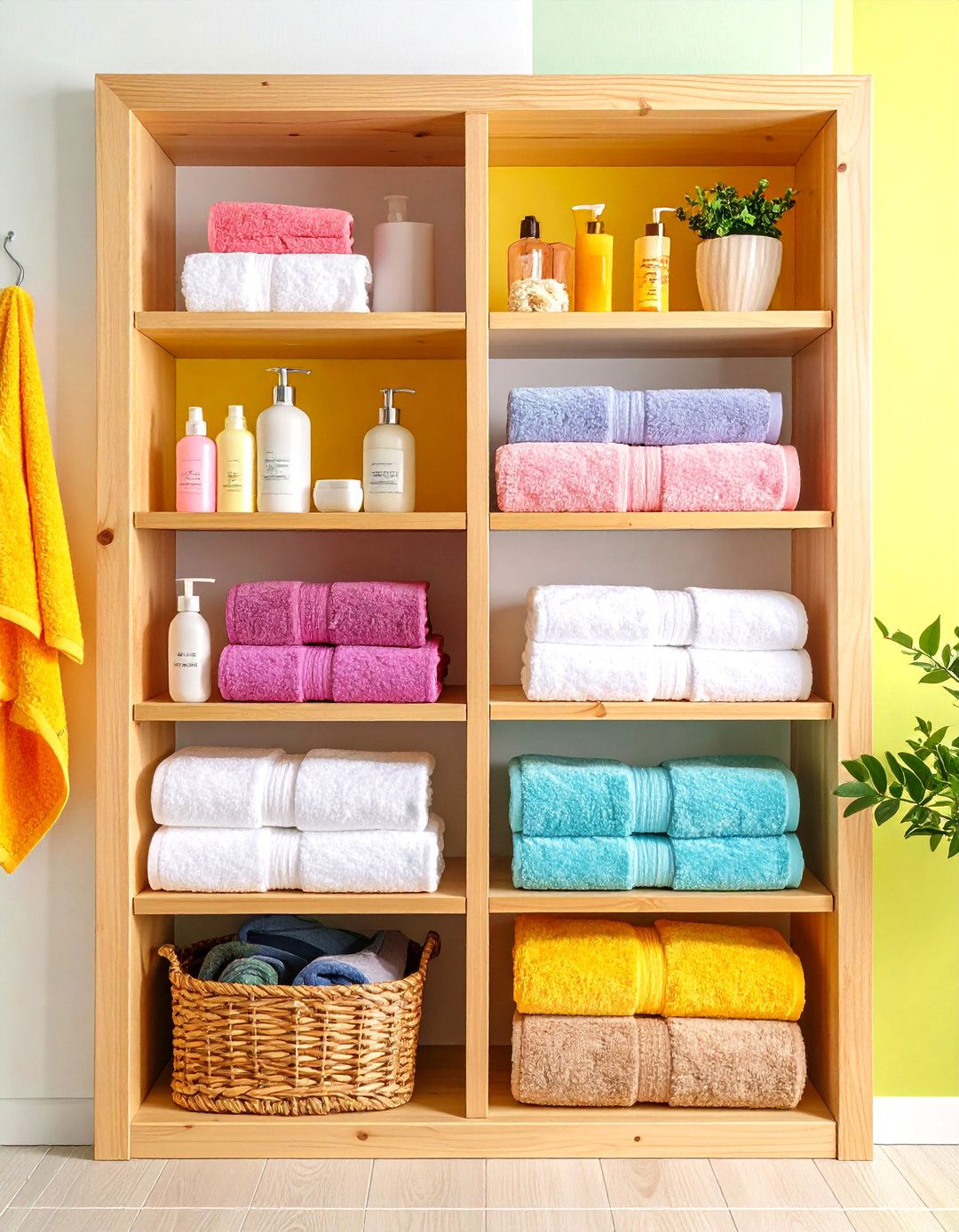 Recessed Storage Niche Hides Half Bathroom Clutter - 20 Half Bathroom Ideas