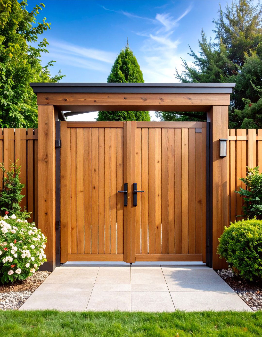 Reclaimed Barn Door Garden Gate - 20 garden gate ideas
