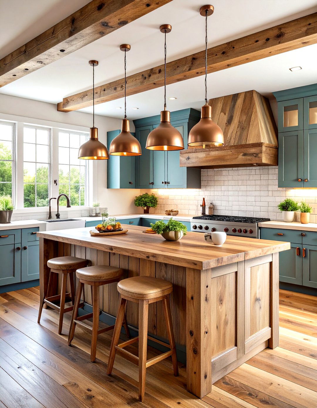 Reclaimed Barn Wood Rustic Backsplash - 20 Rustic Backsplash Ideas