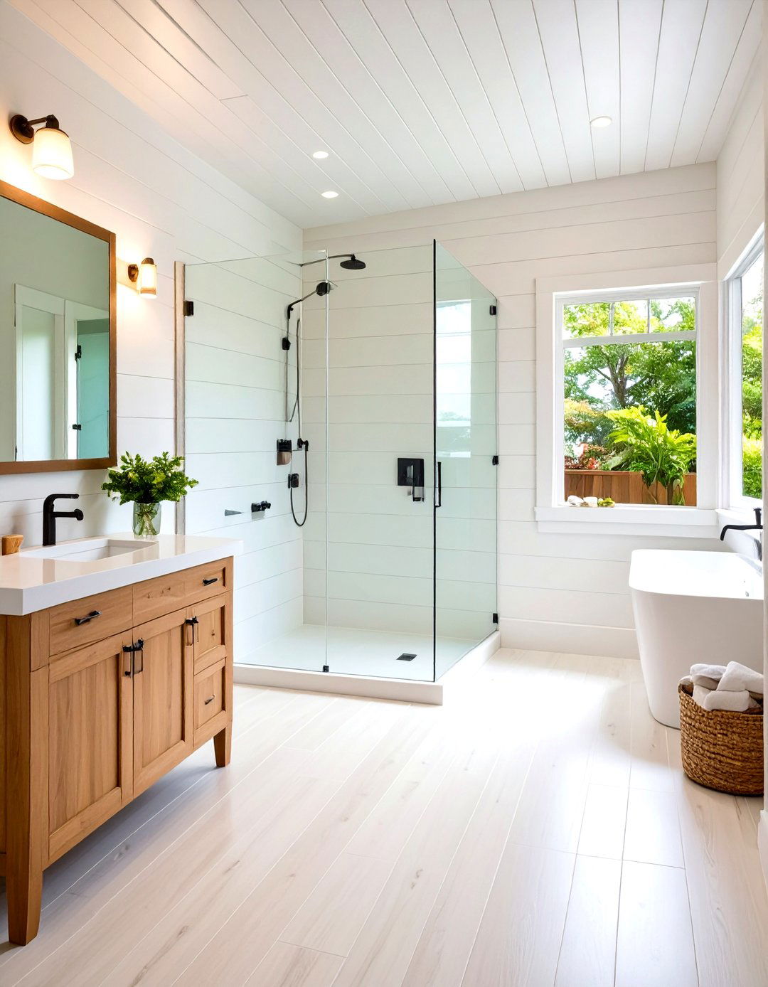 Reclaimed Barnwood Shiplap Bathroom Character - 20 shiplap bathroom ideas