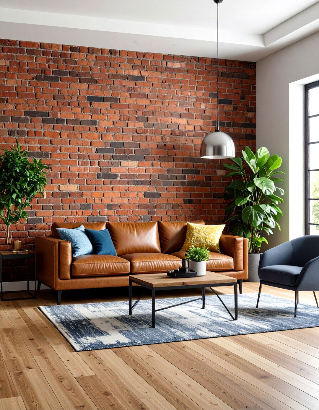 Reclaimed Brick Accent Wall for Sustainable Storytelling - 20 Brick Accent Wall Ideas