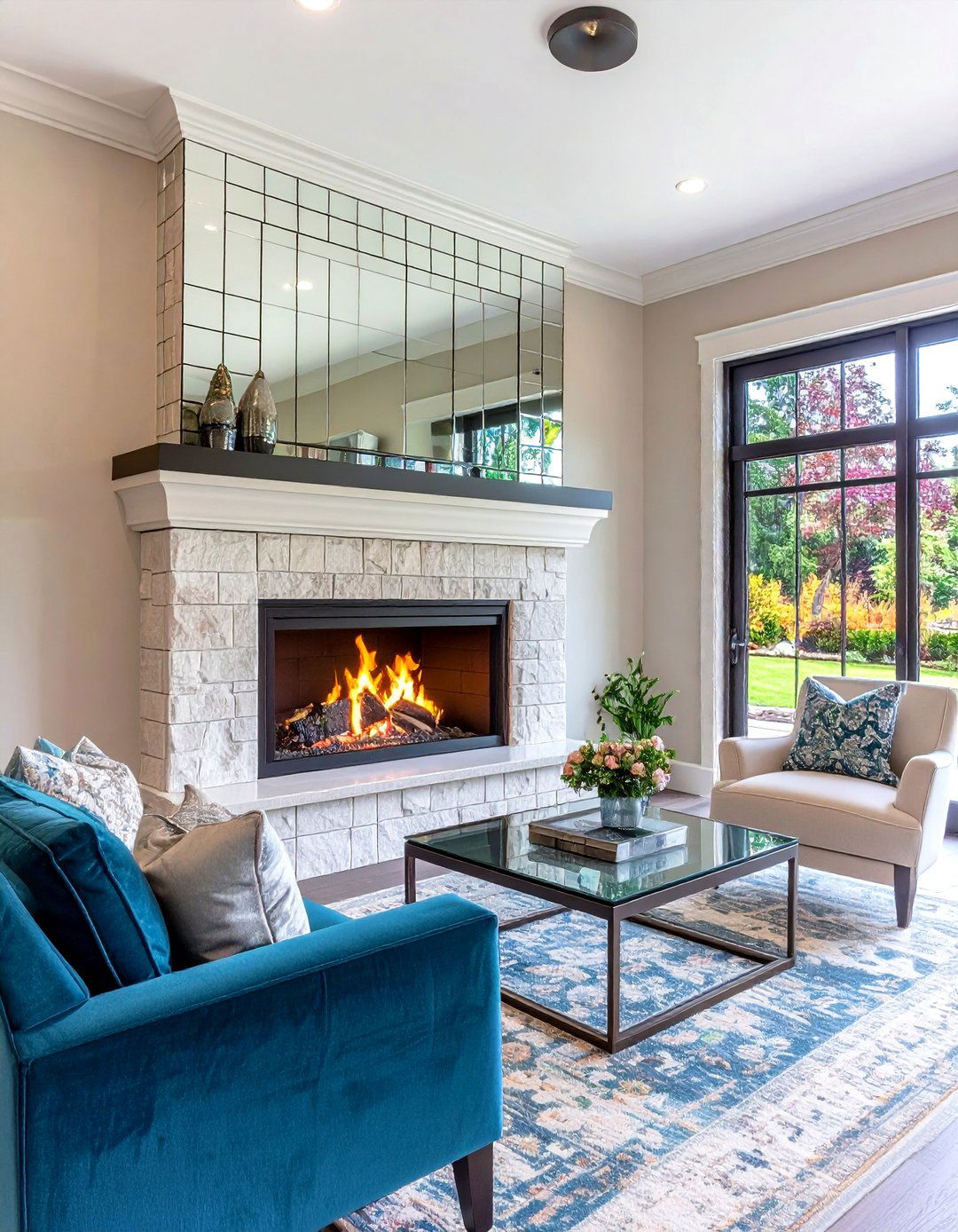 Reclaimed Brick Veneer Fireplace Backsplash Charm - 20 Fireplace Backsplash Ideas