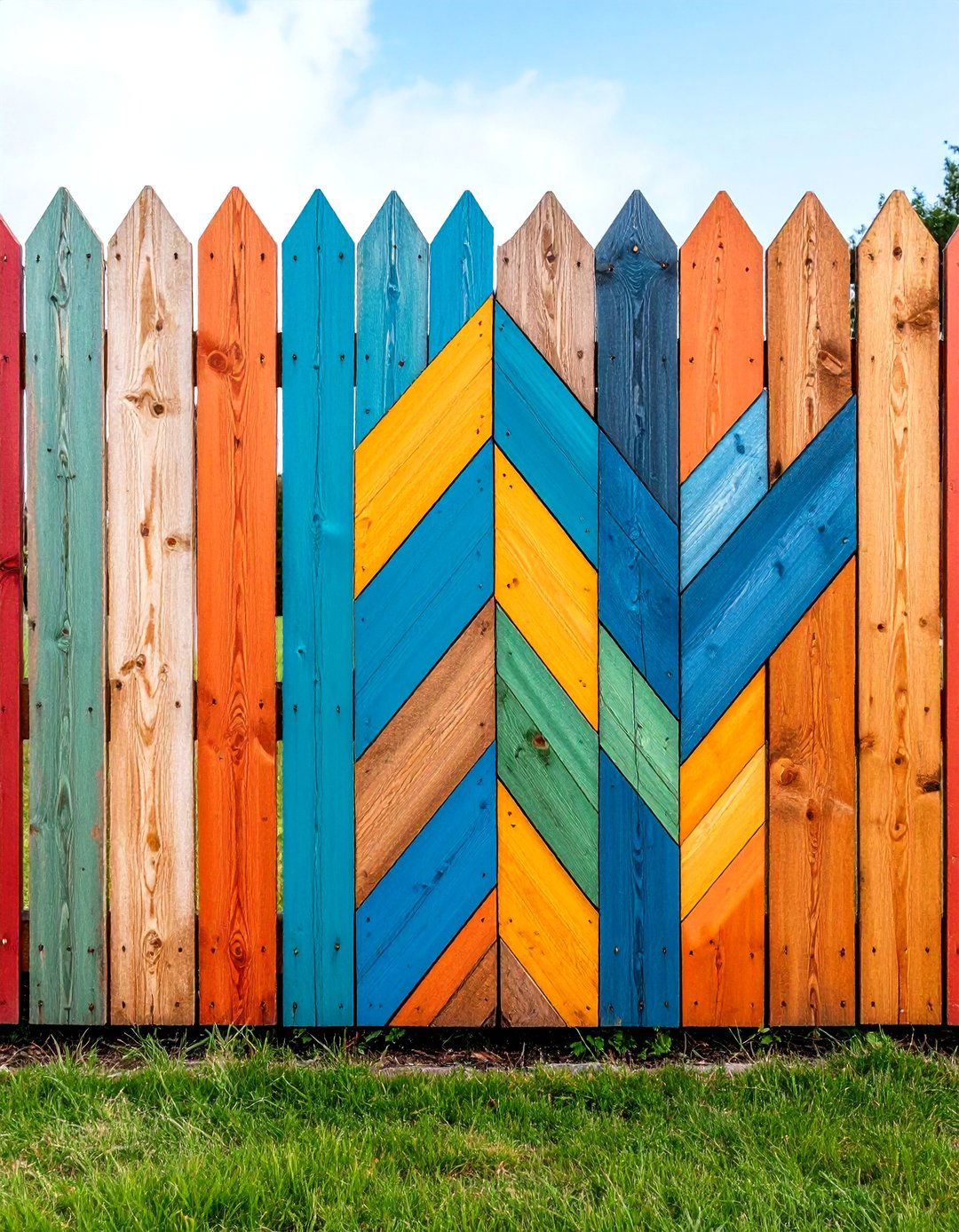 Reclaimed Material Front Yard Fence - 20 Front Yard Fence Ideas