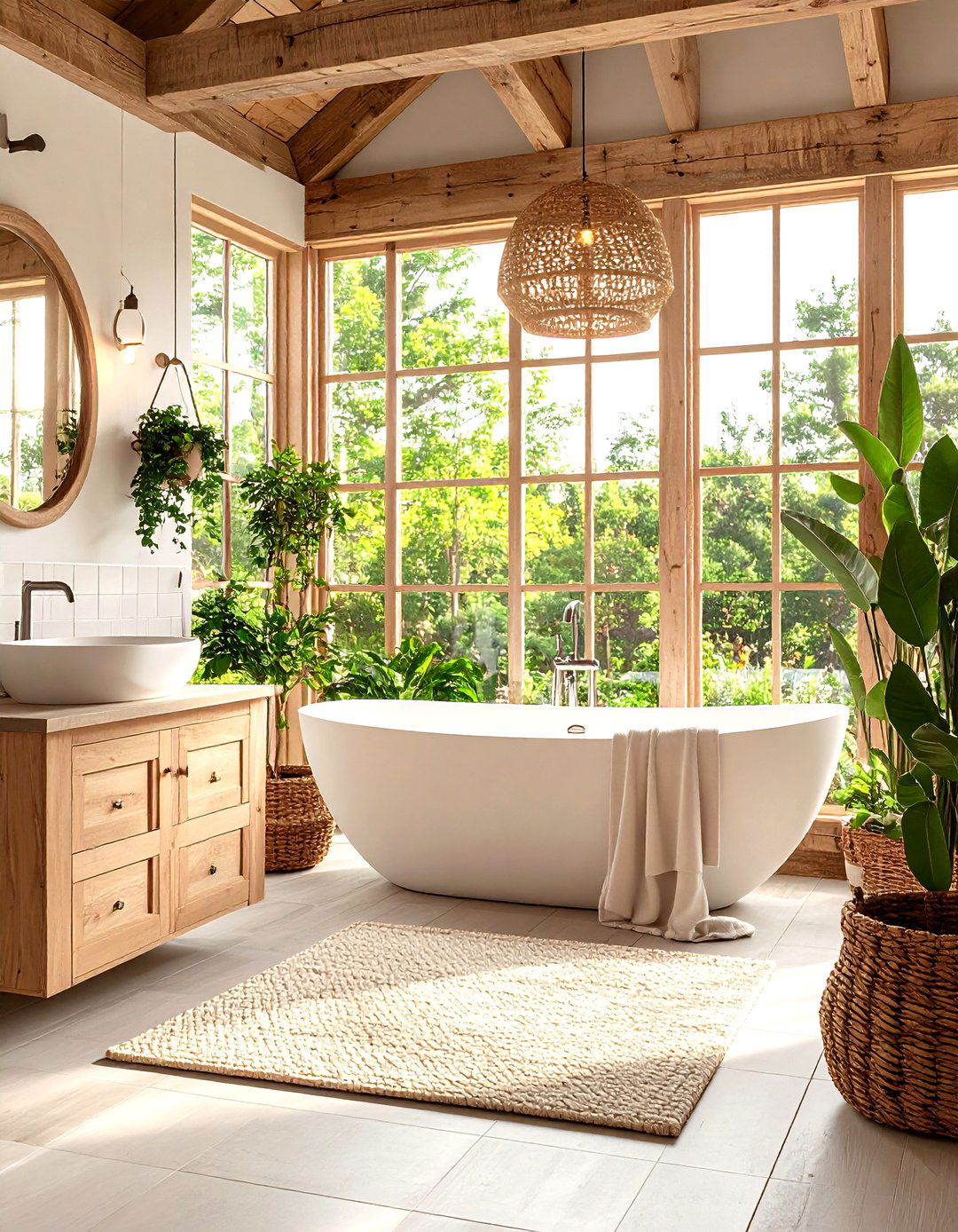 Reclaimed Materials Greenhouse Bathroom - 20 Greenhouse Bathroom Ideas